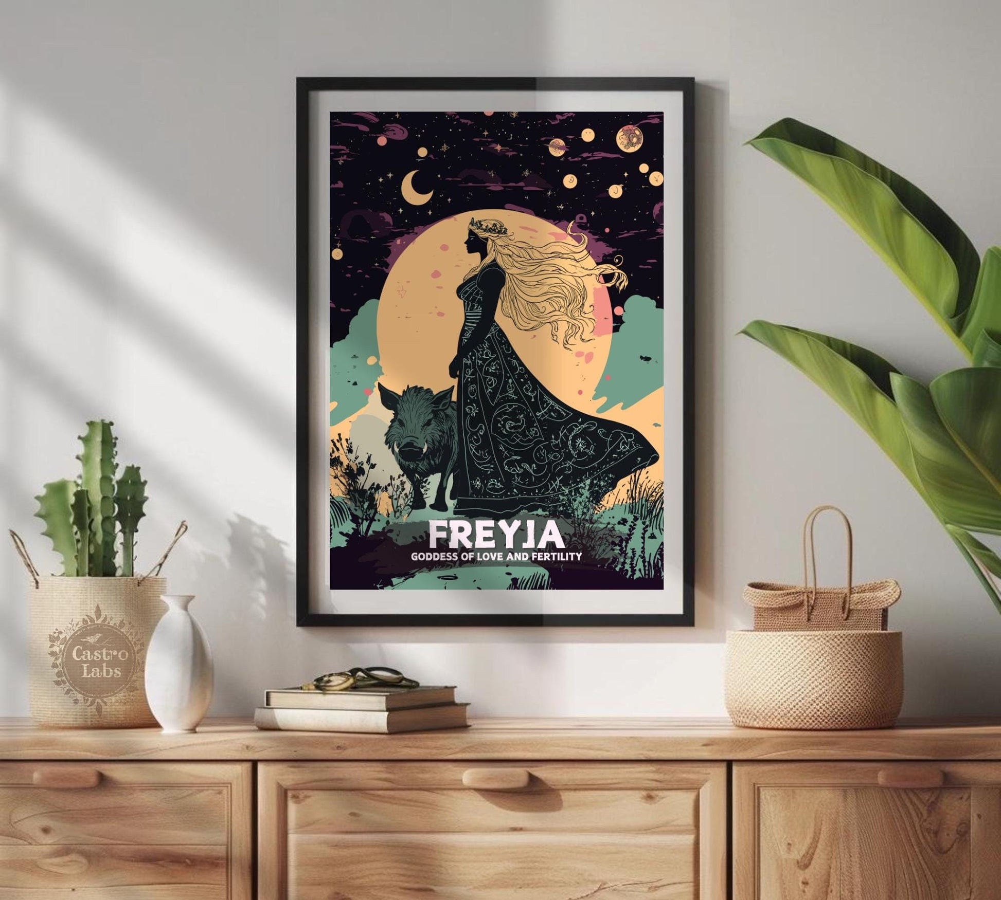 Freyja Goddess Poster