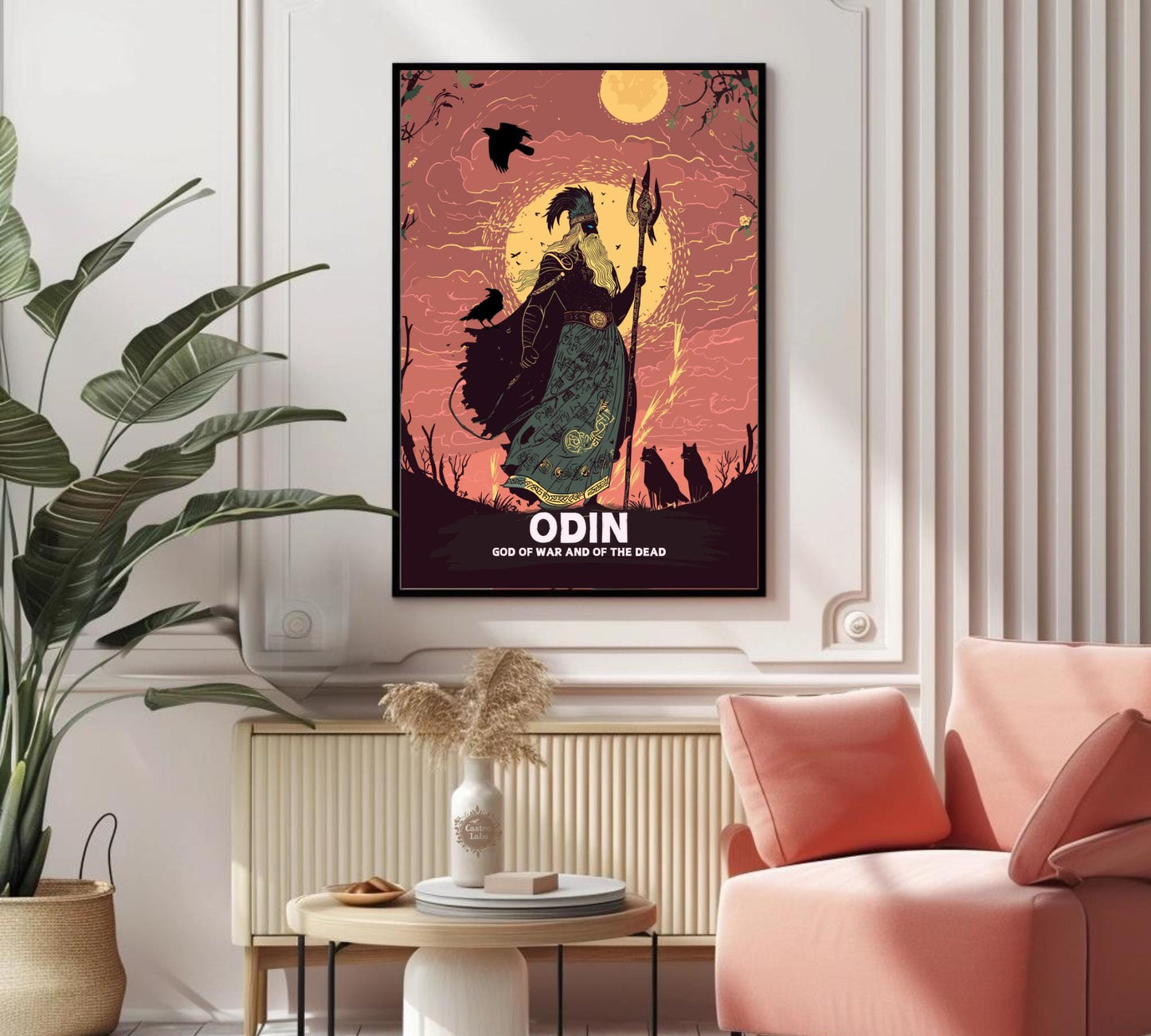 Odin God Poster