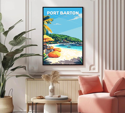 Port Barton Poster, Port Barton Travel Poster, Port Barton Artwork, Home Décor, Philippines Poster, Philippines Wall Art, Palawan