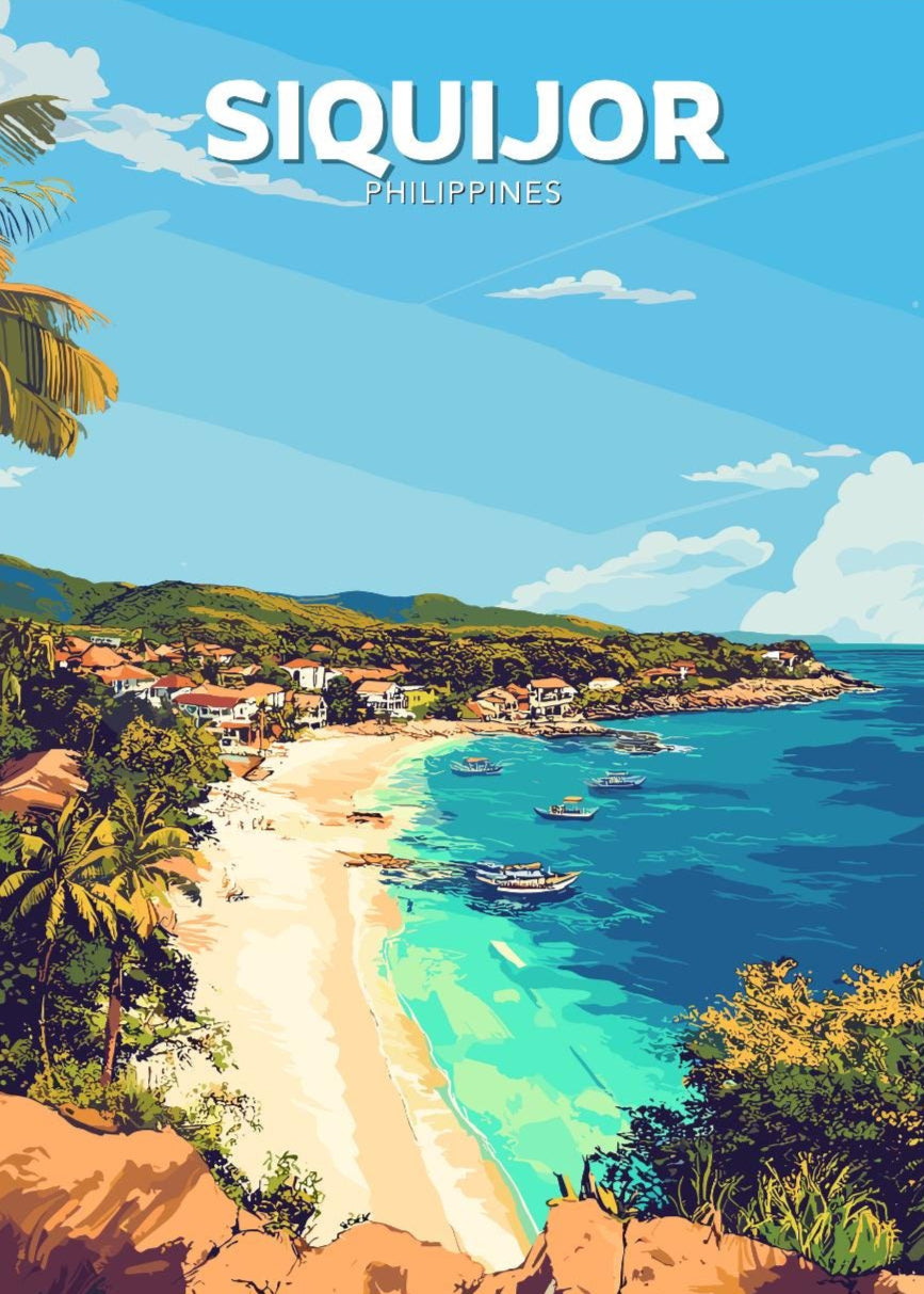 Asian SIQUIJOR POSTER - PHILIPPINES WALL ART