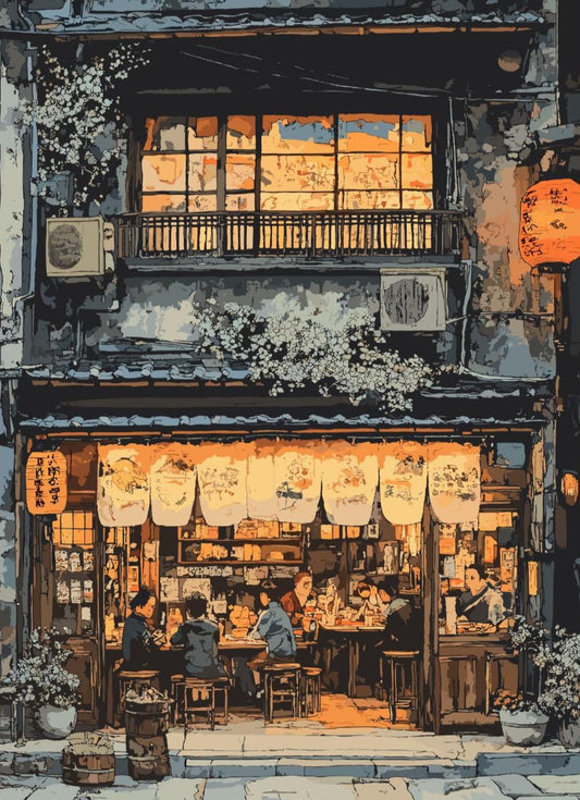 Izakaya Poster,  Izakaya Japan Print, Izakaya Tokyo Japan, Japan Poster, Home Décor, Izakaya Art, Japanese Izakaya Poster, Japanese Bar Art
