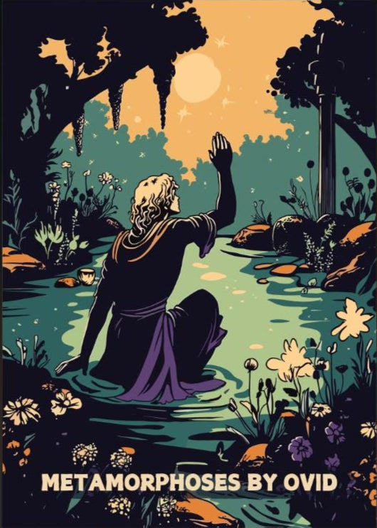 Metamorphoses by Ovid Poster, Metamorphoses Poem, Roman Poet Ovid, Greek Mythology, Ancient Greek Art, Ovid, Metamorphoses
