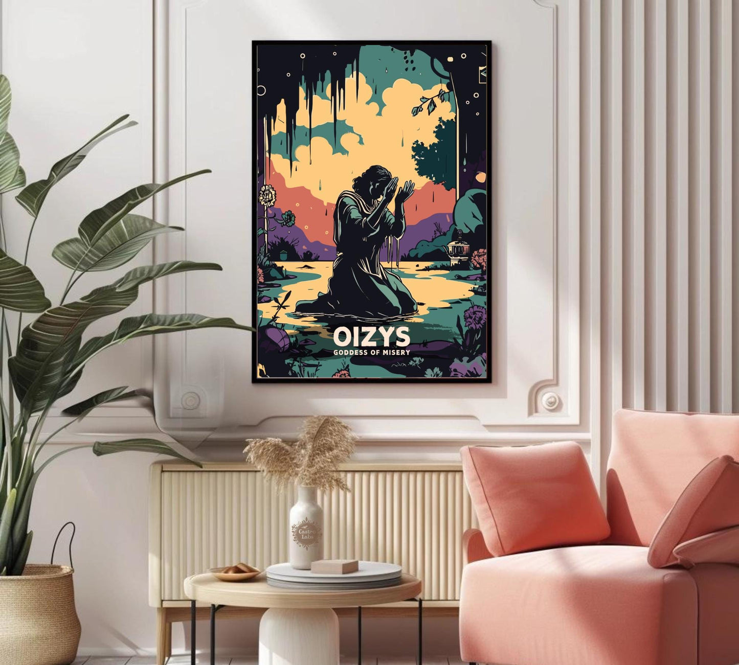 Oizys Goddess, Goddess of misery, Fineart, Greek Mythology Oizys Print, Greek Goddess, Ancient Greek Art