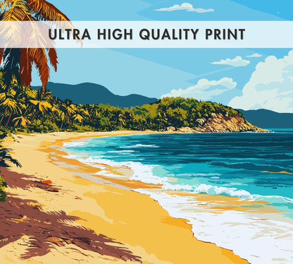 Koh Lanta Poster, Koh Lanta Travel Poster, Koh Lanta Artwork, Home Décor, Koh Lanta Painting, Thailand  Poster, Thailand Wall Art, Lanta Art