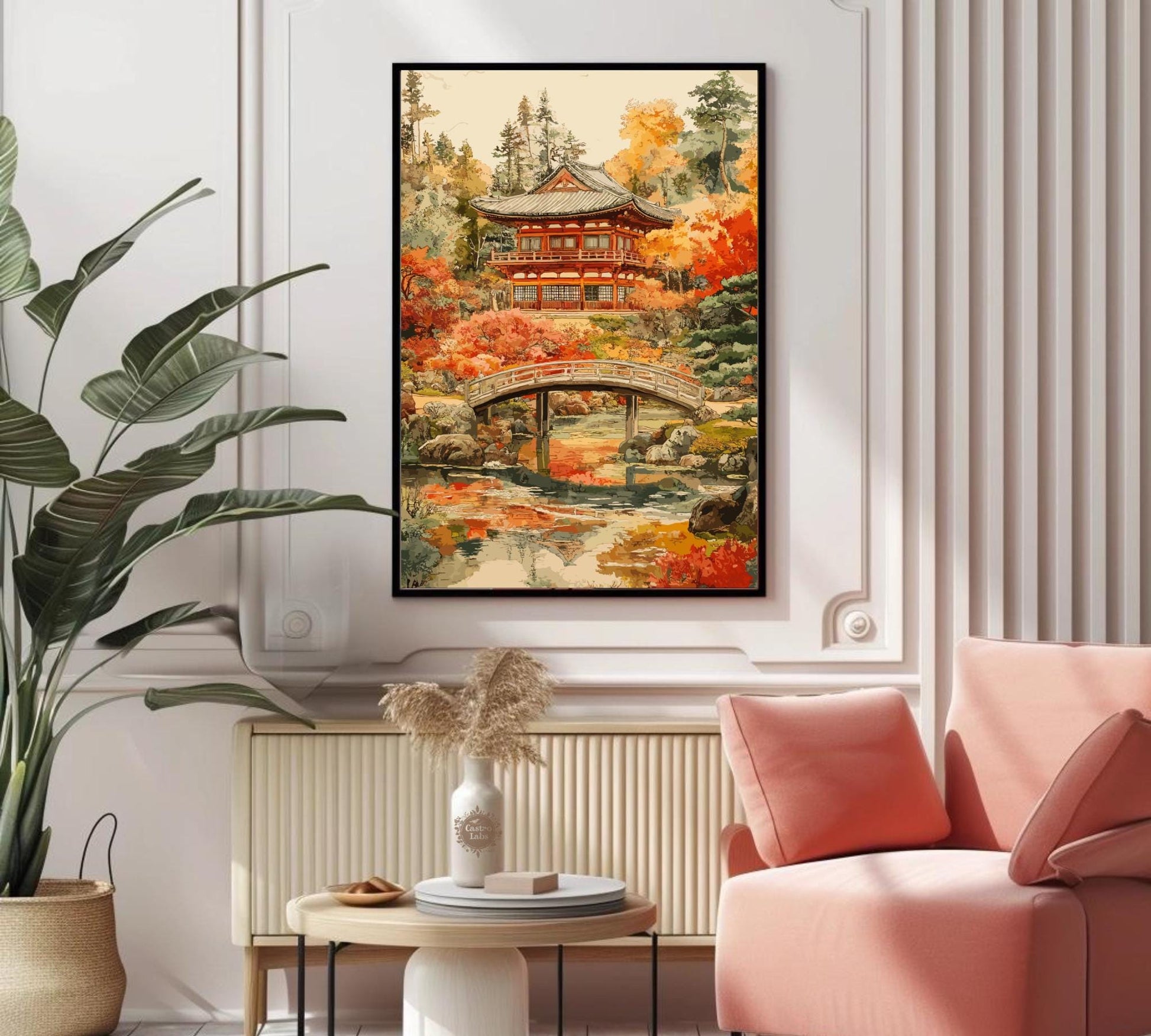 Japanese Tea Garden Poster,  Tea Garden Art, Japan Poster, Home Décor, Japan Art, Japanese Garden Art, Golden Gate Park, Japanese Tea Garden