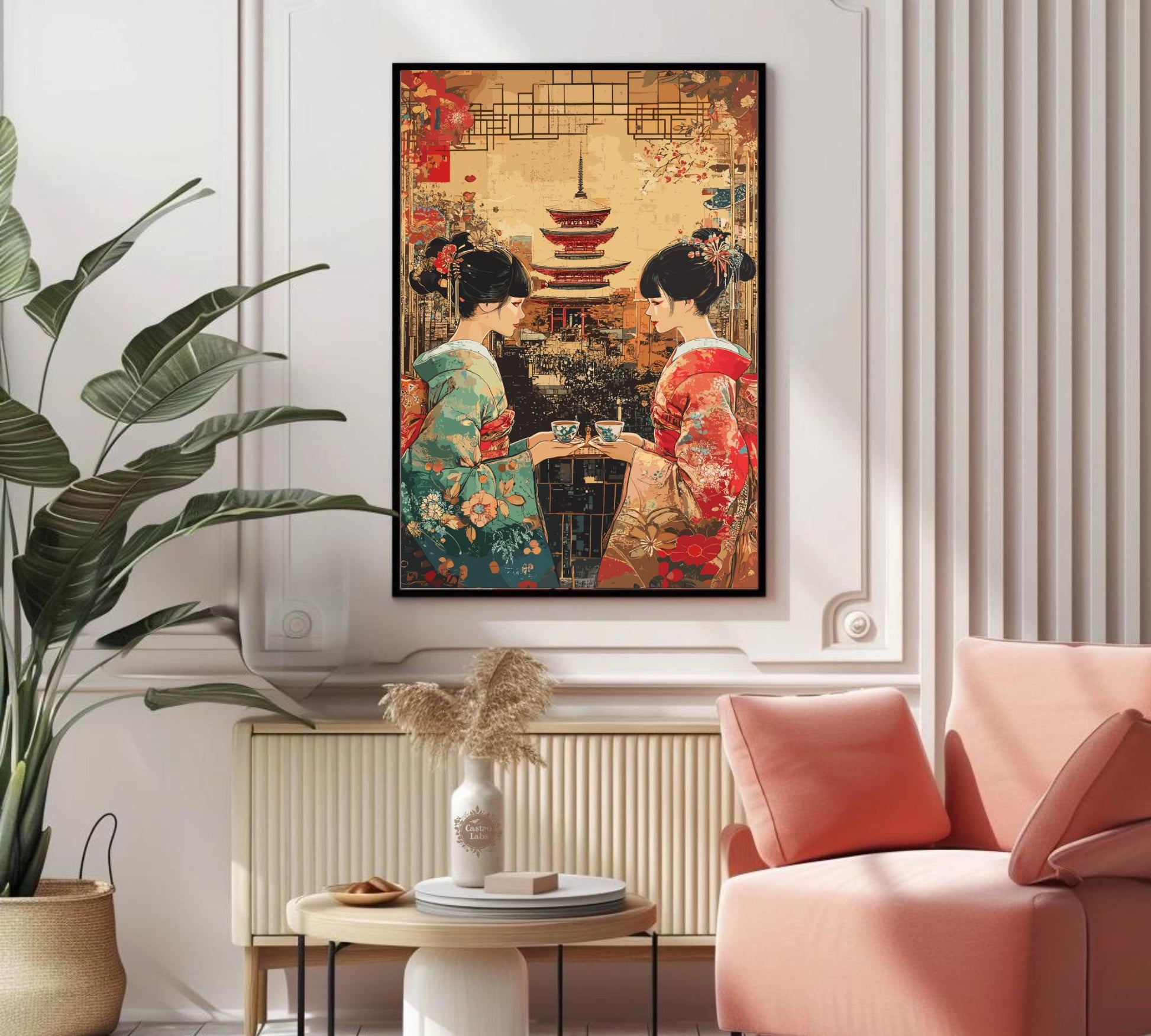 Japanese Tea Ceremony Print, Tea Ceremony Japan Print, Chado Print, Chanoyu Print, Home Décor, Matcha Tea Print, Zen Tea Ceremony Poster