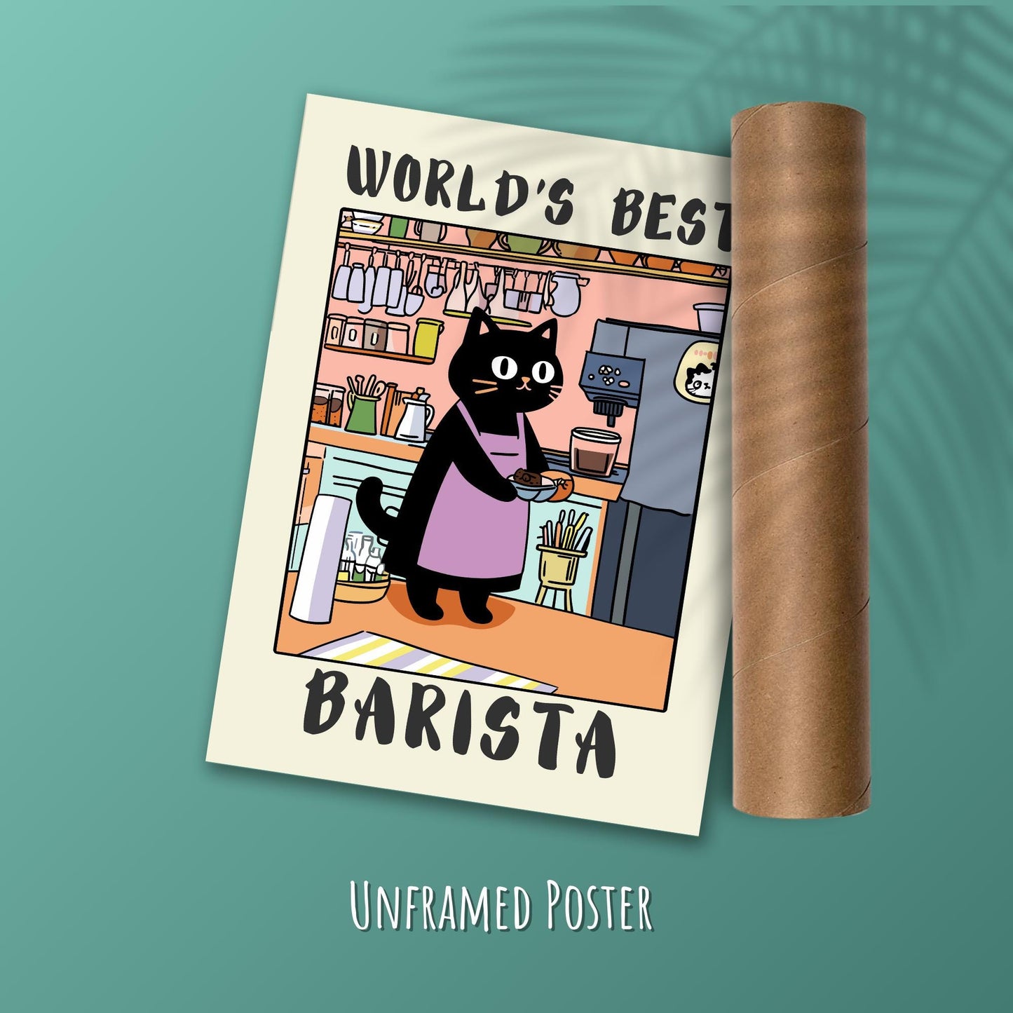 Barista Poster, World&#39;s Best Barista Print