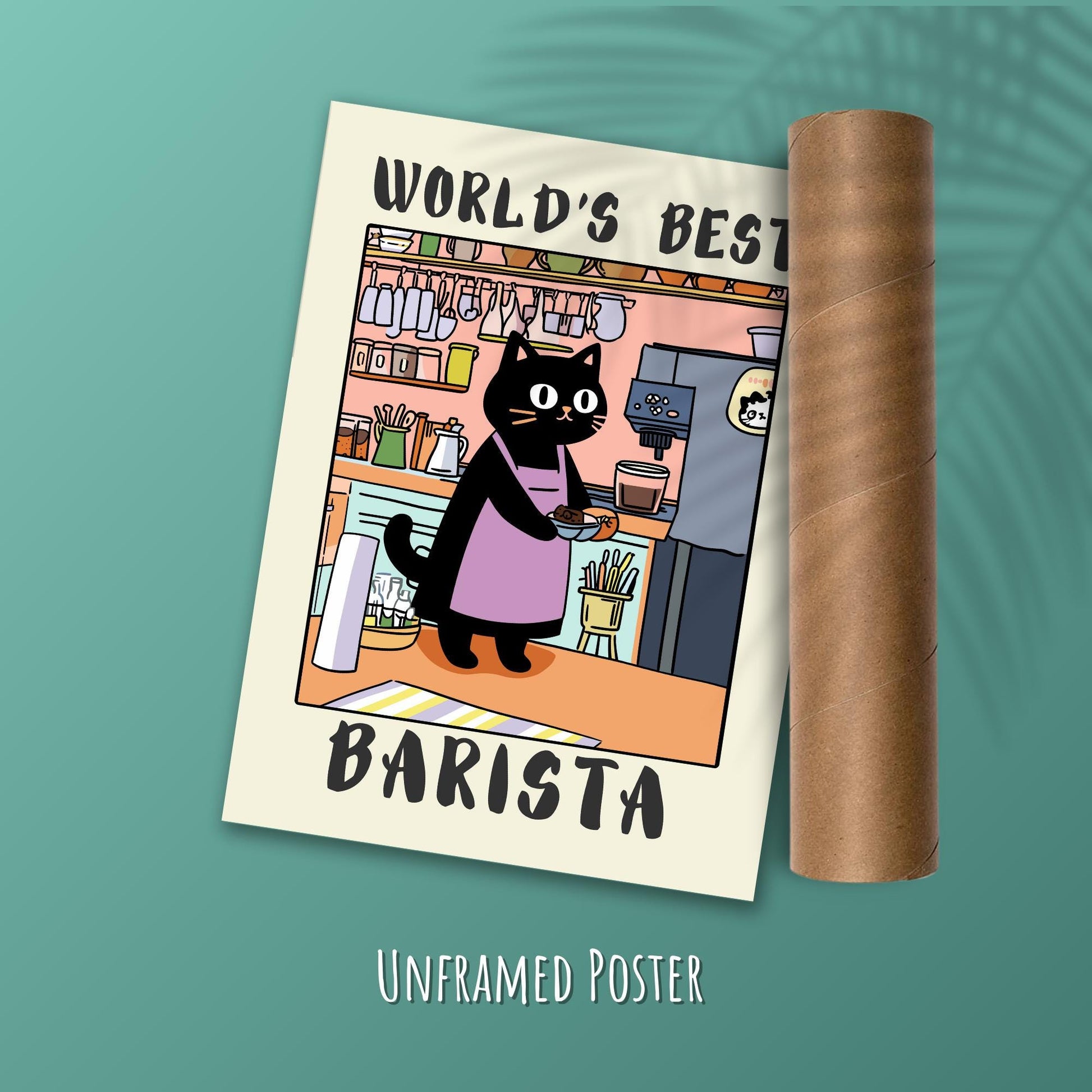 Barista Poster, World&#39;s Best Barista Print