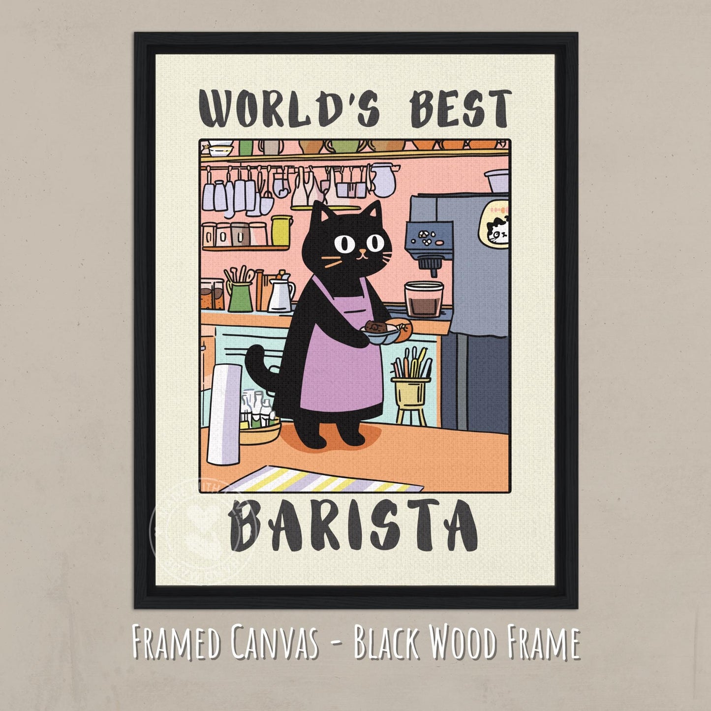 Barista Poster, World&#39;s Best Barista Print