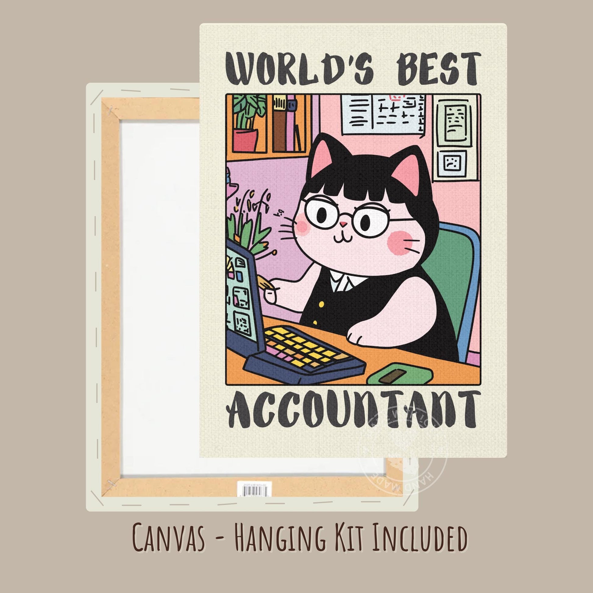 Funny Print, Gift ideas For Accountant - Canvas