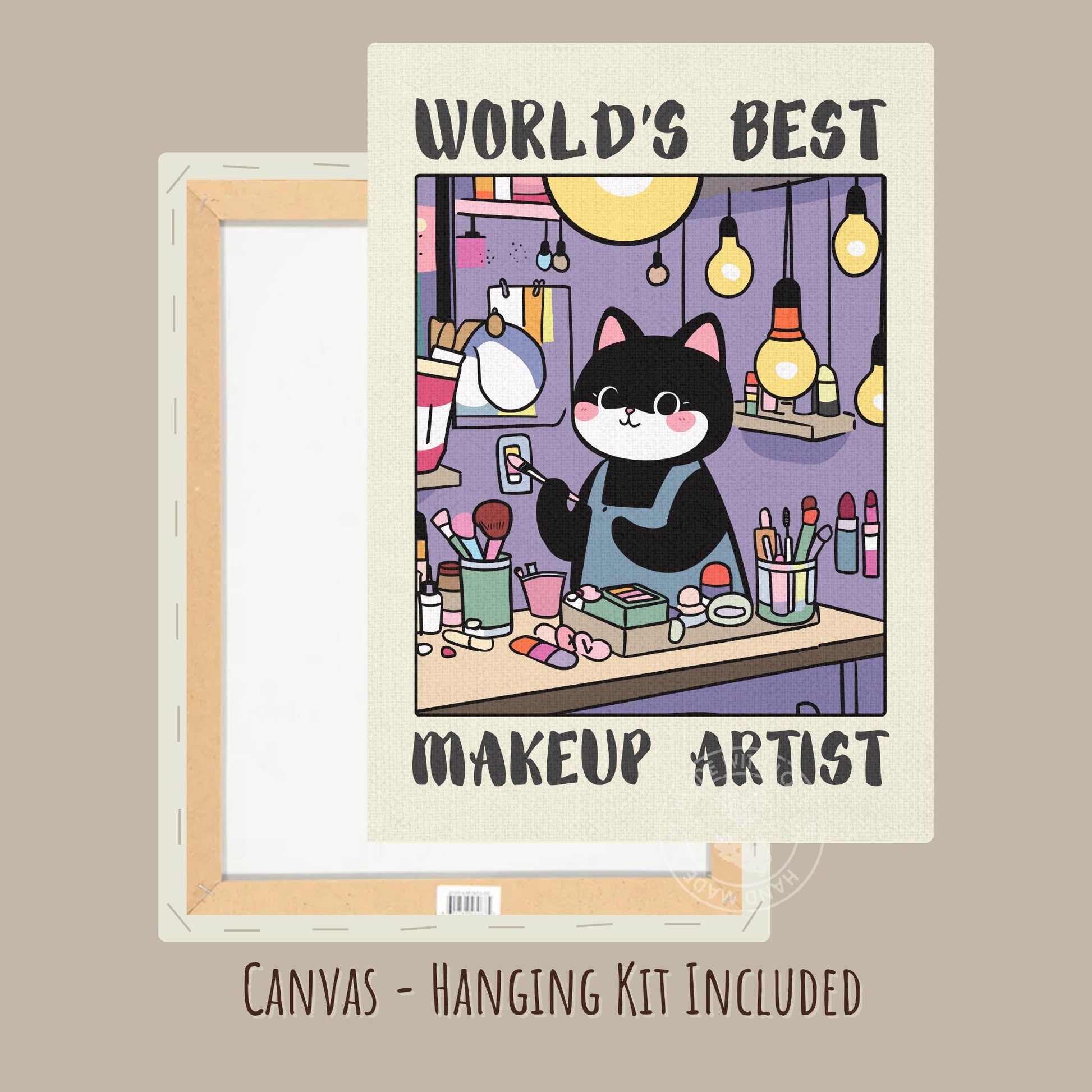 World's best Makeup Artist Print - Canvas