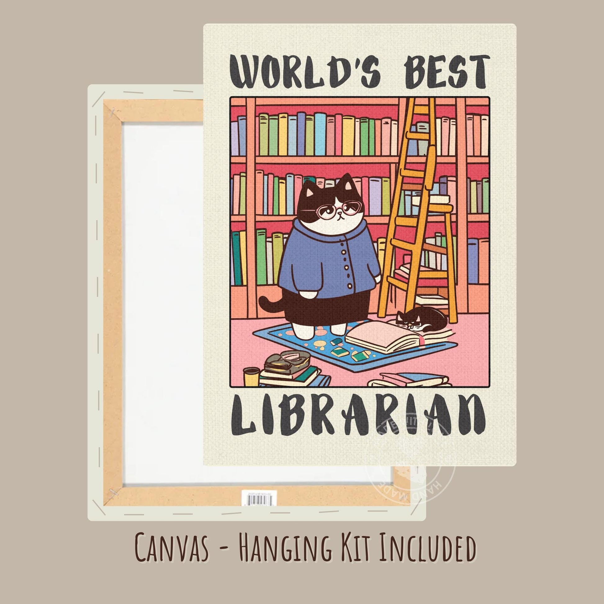 Librarian Poster - Canvas