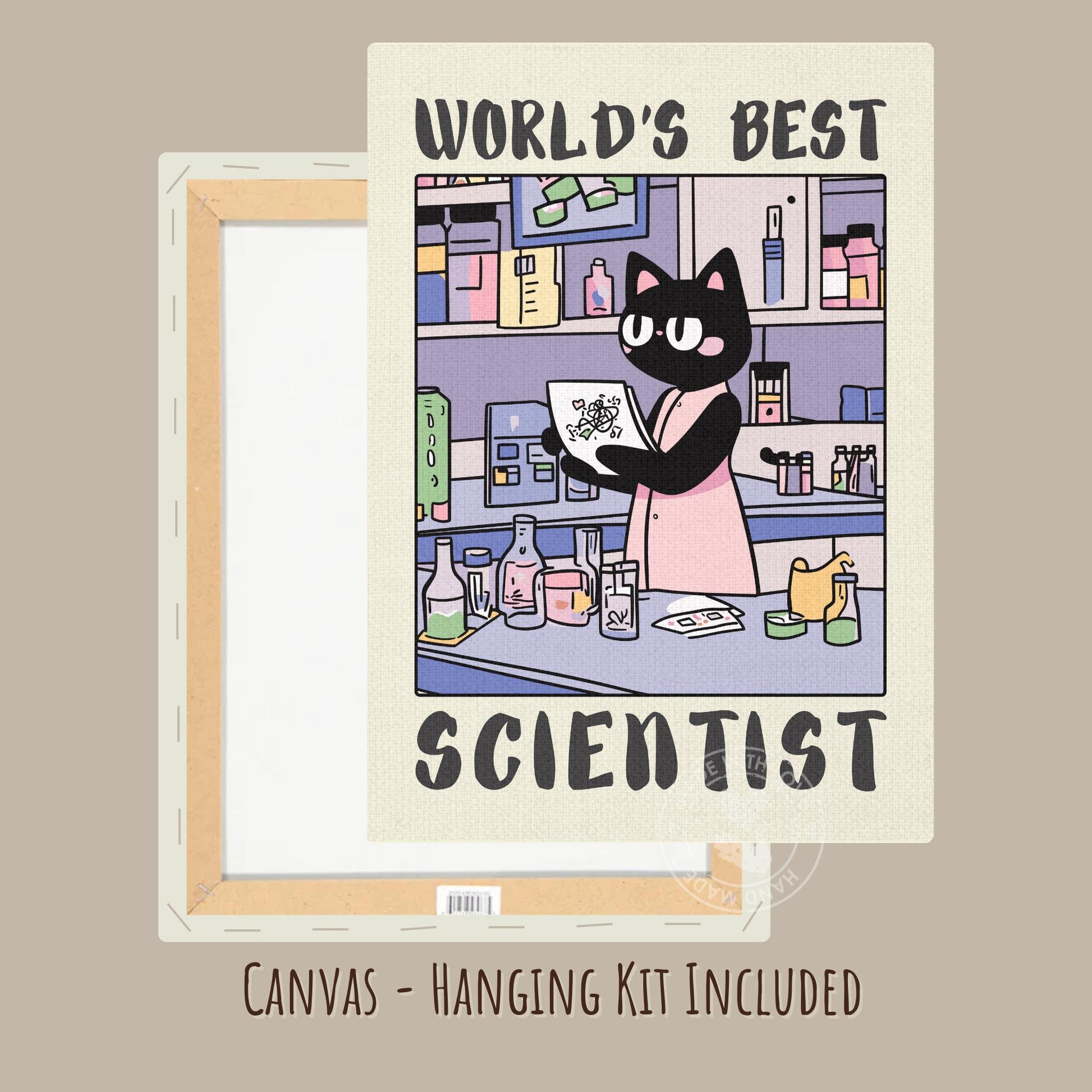 World's best Scientist Print - Canvas