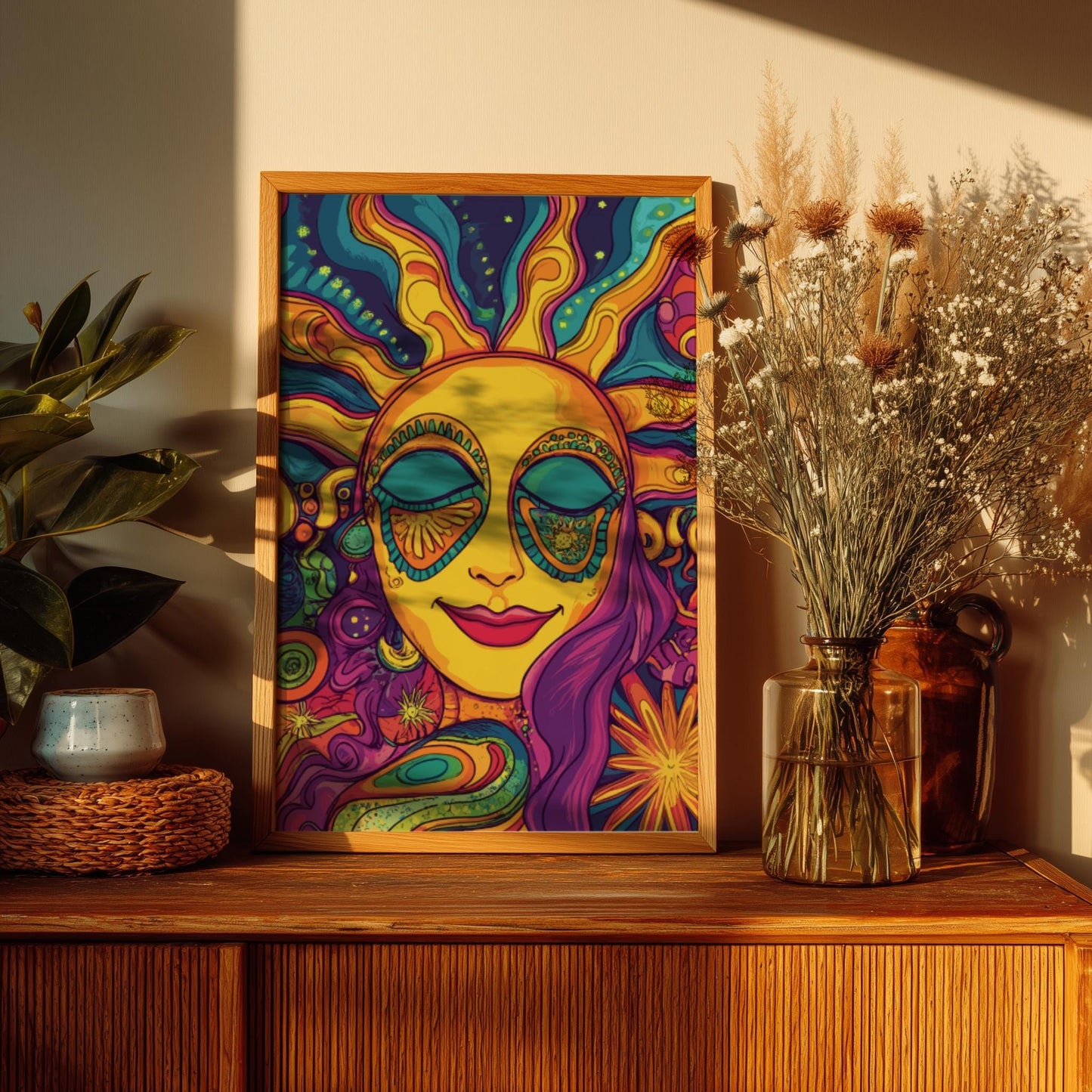 Solar Reverie Sun Poster