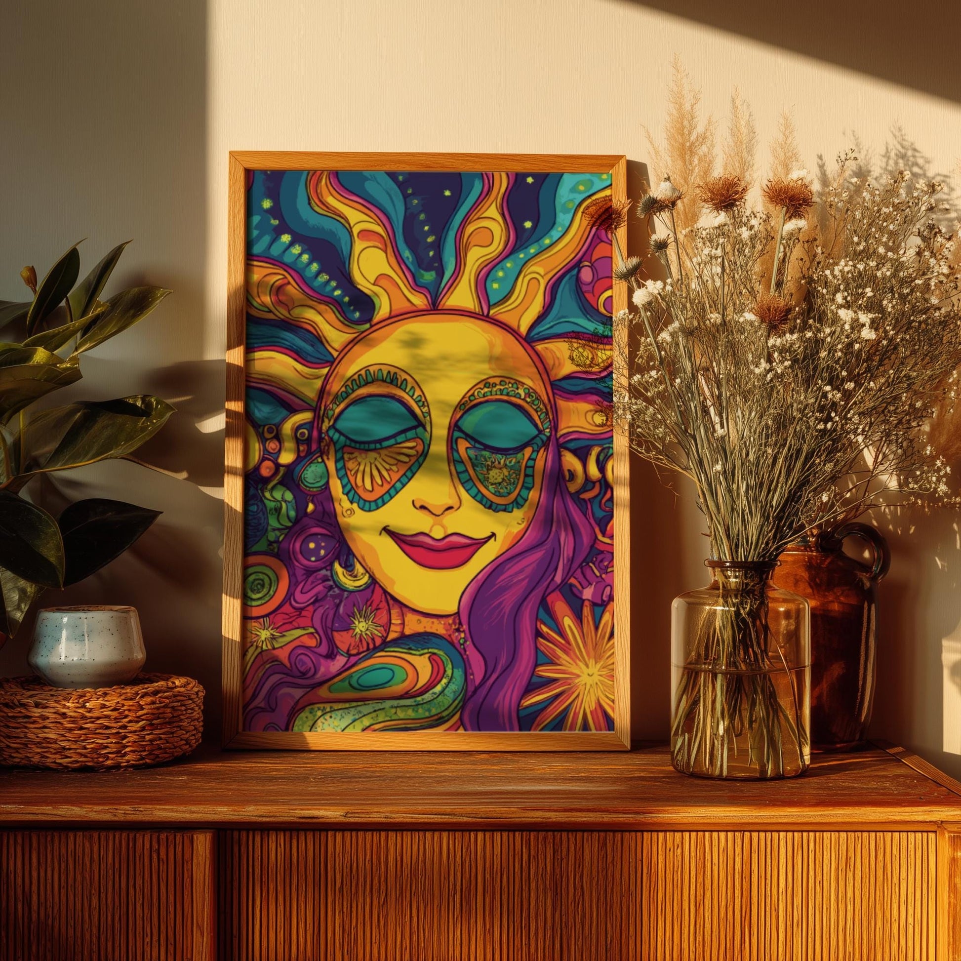 Solar Reverie Sun Poster
