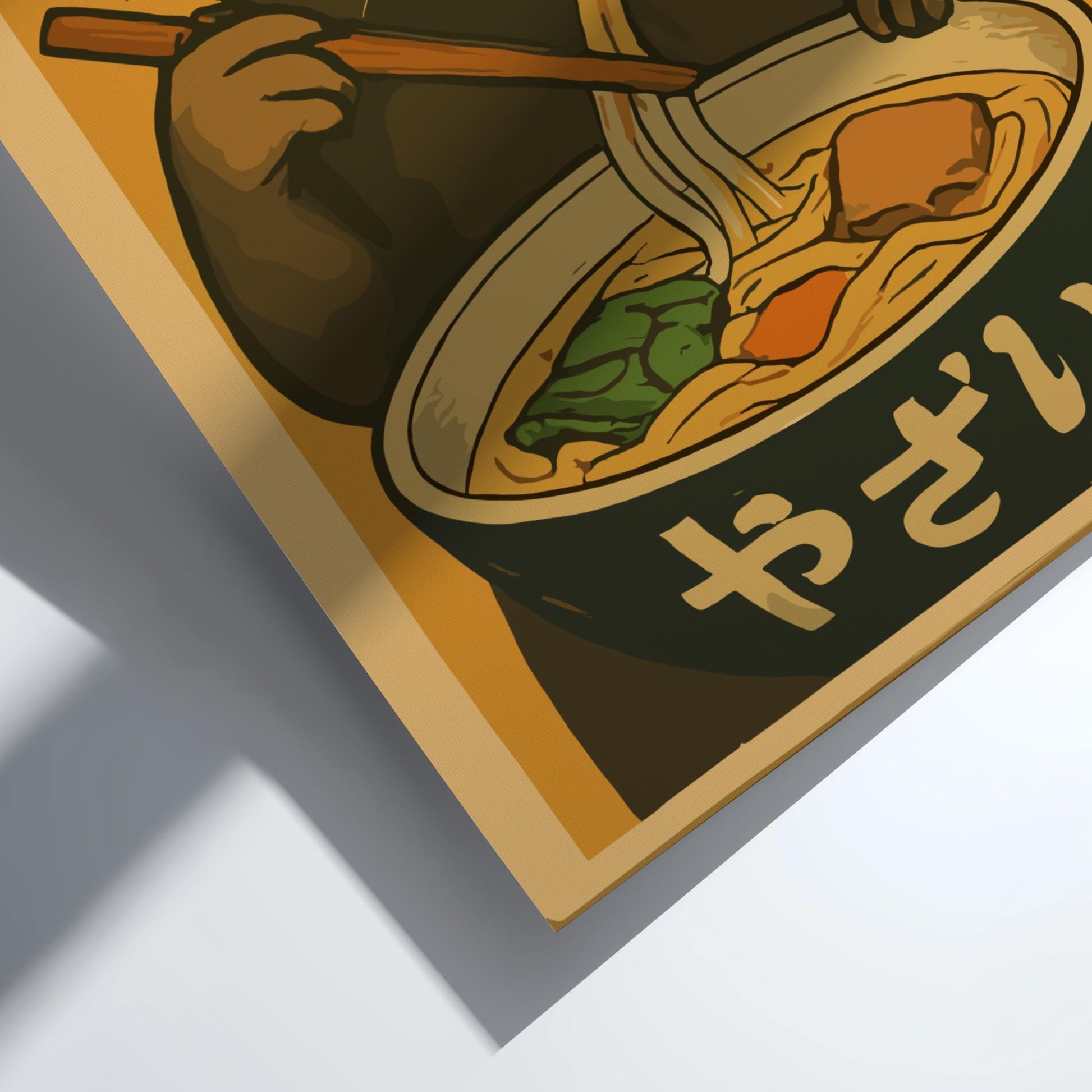 Seal Ramen Poster: Japanese Food Art Print