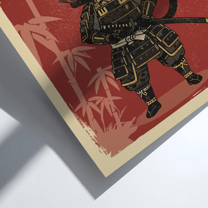 Samurai Cat Art Print (Armor)