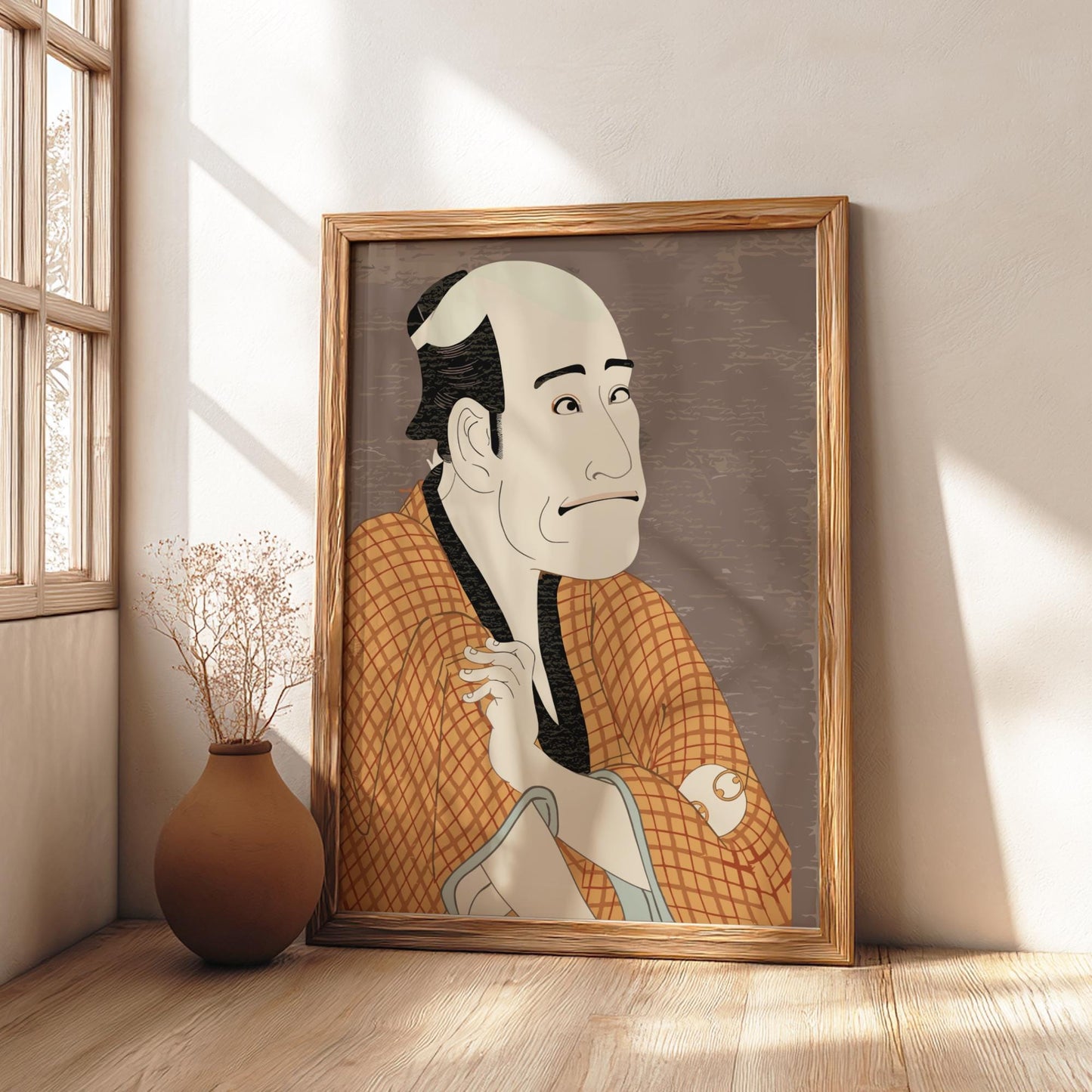 Kabuki Actor Ukiyo-e Print, Tsutaya Juzaburo Edo Art, Japanese Woodblock Poster, Japanese Wall Art