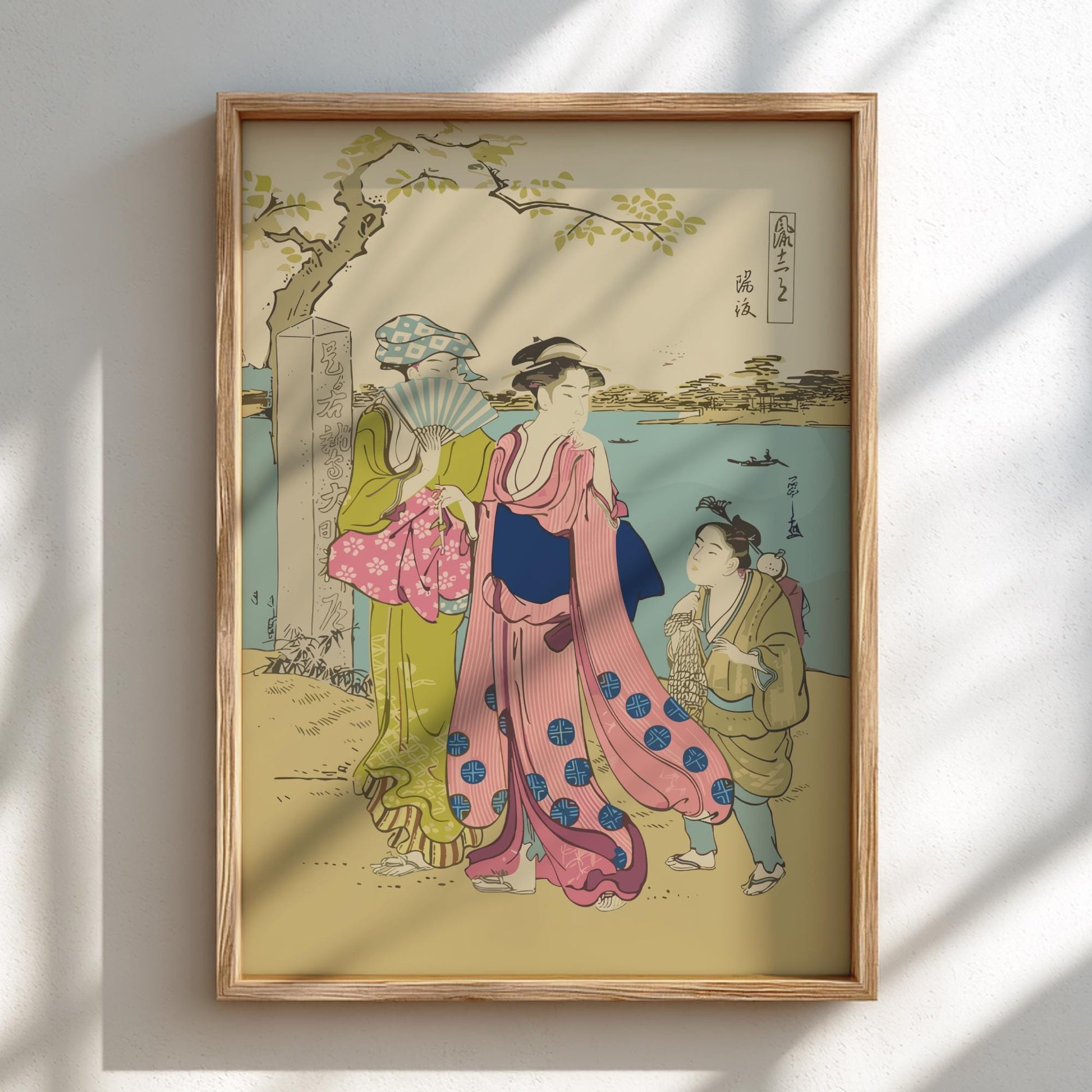 Yobatsu by Chobunsai Eishi Print, Furyu Juni-do Ukiyo-e, Edo Japanese Woodblock Art