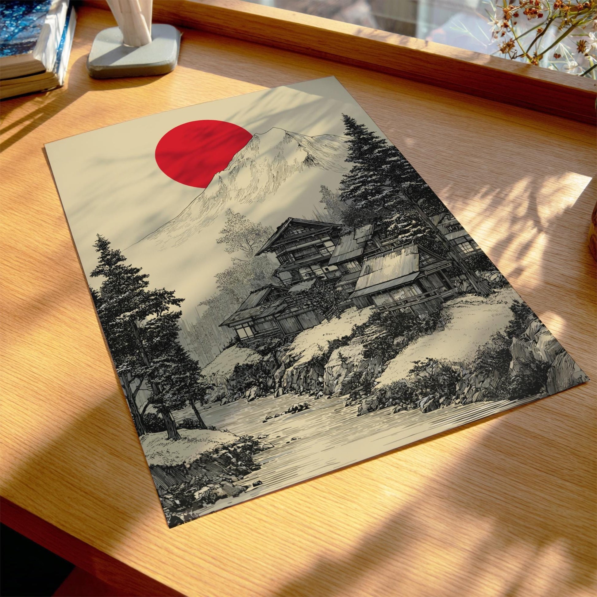 Serene Japanese Landscape Art