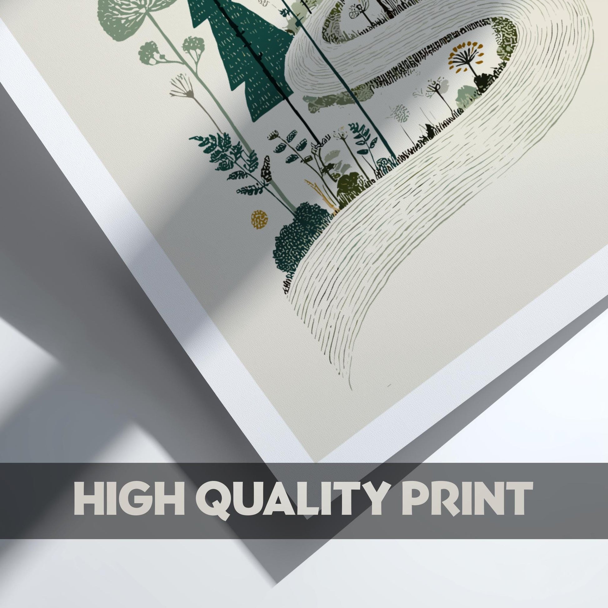 Ethereal Forest - Pastel Forest Poster - Serene Nature Wall Decor Poster