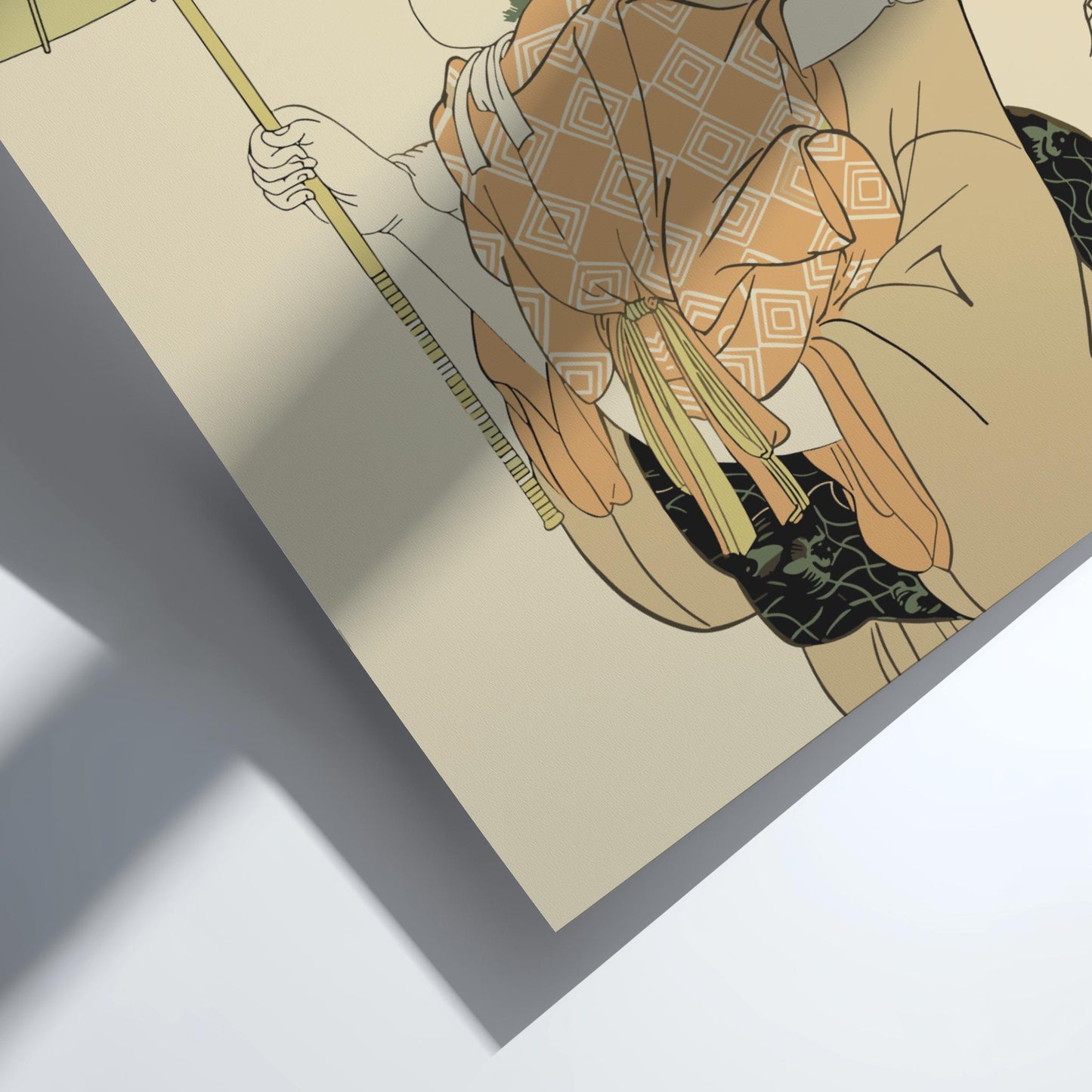 Amagoi Utamaro Print, Furyu Nana-Komachi Ukiyo-e, Edo Japanese Woodblock Art