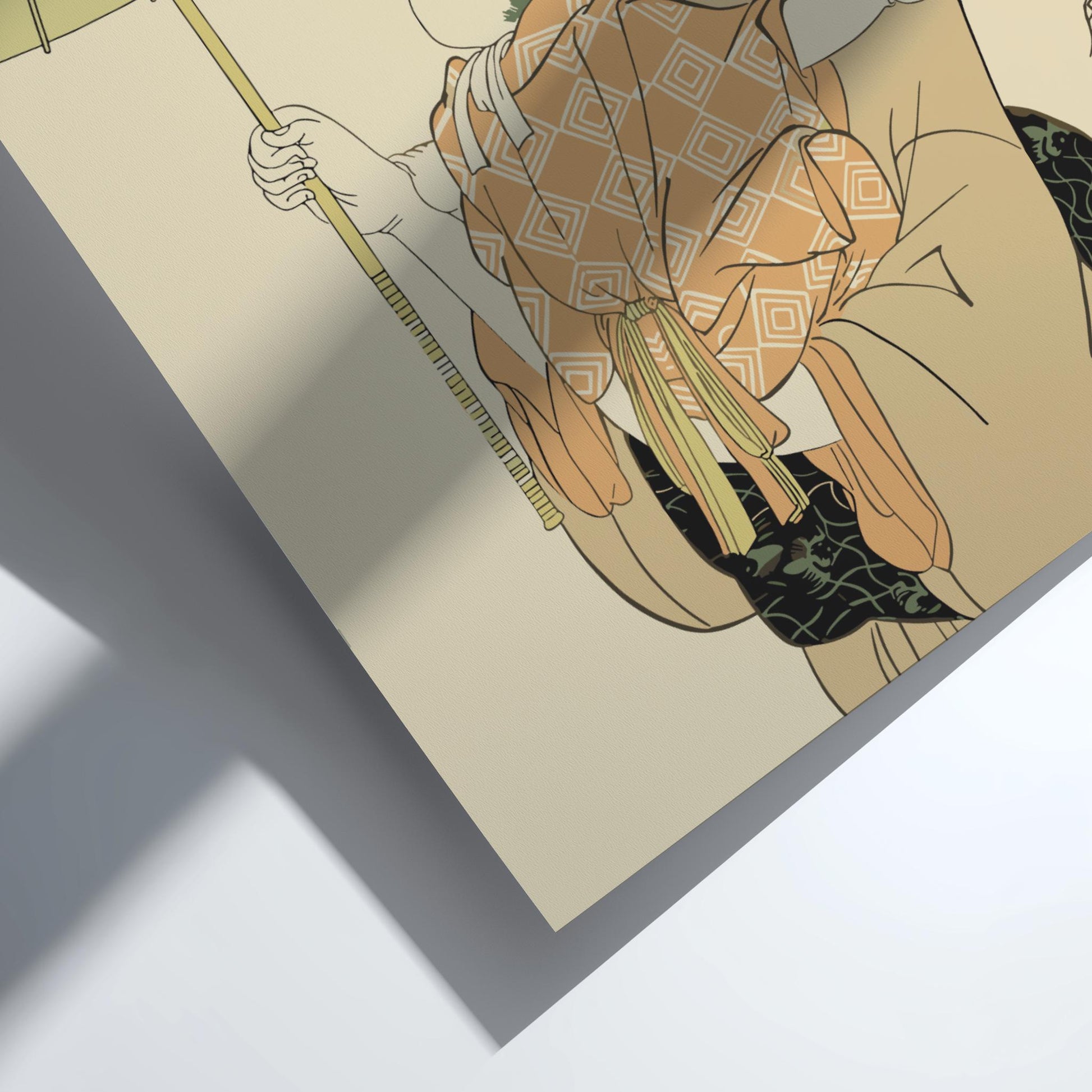 Amagoi Utamaro Print, Furyu Nana-Komachi Ukiyo-e, Edo Japanese Woodblock Art