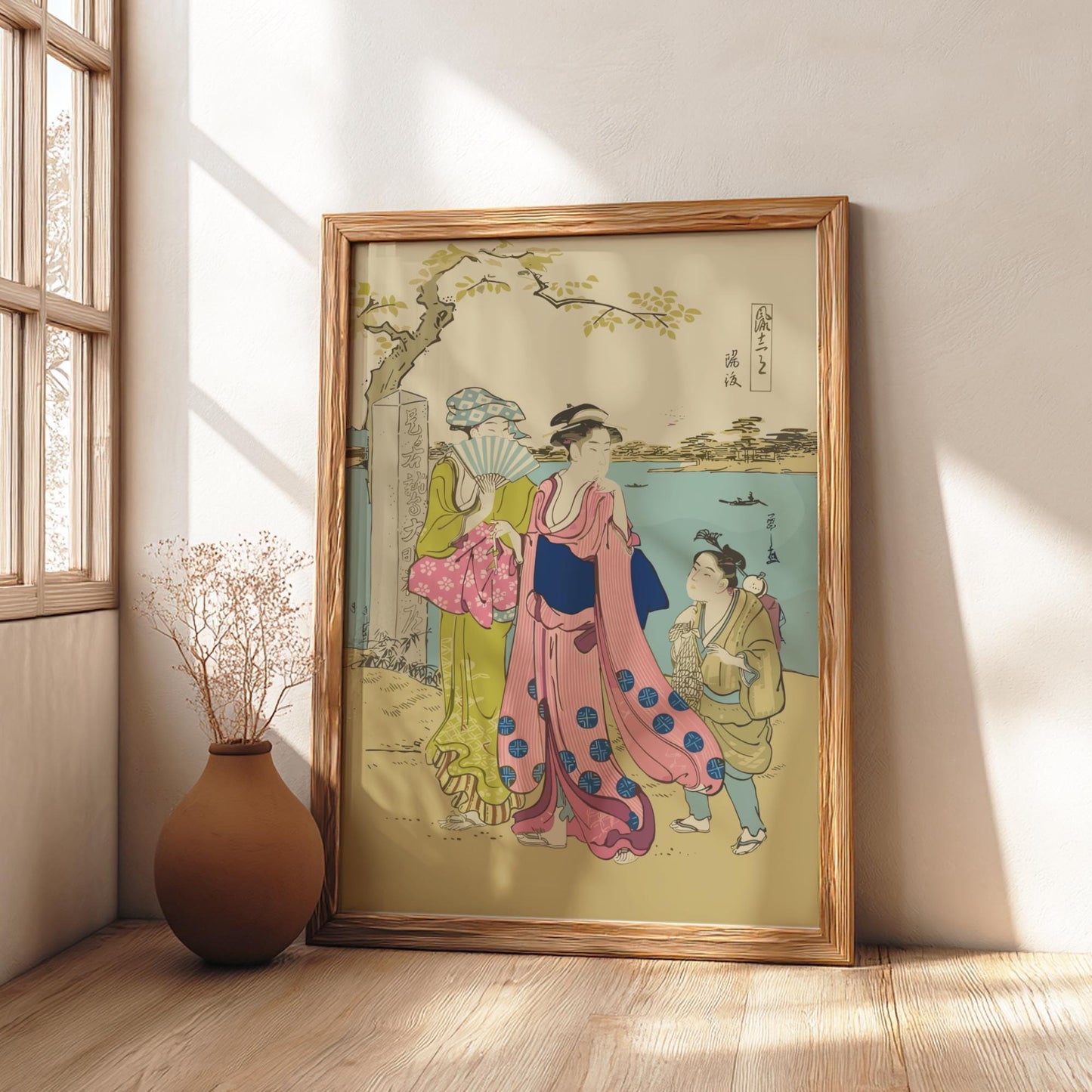 Yobatsu by Chobunsai Eishi Print, Furyu Juni-do Ukiyo-e, Edo Japanese Woodblock Art