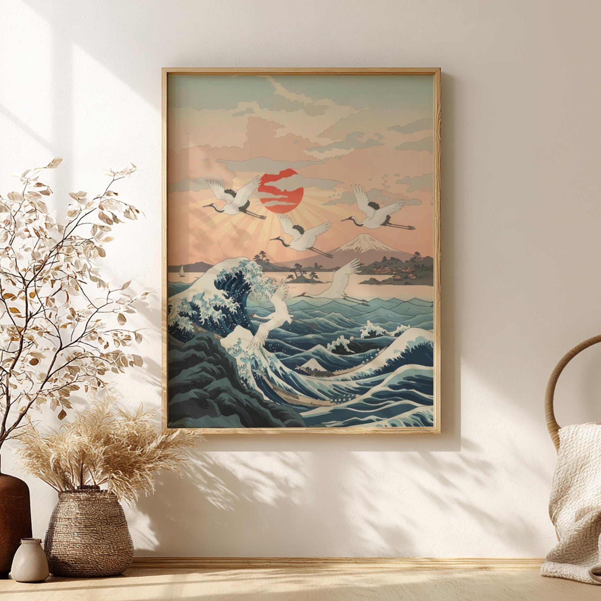Wave Poster – Great Wave Inspired Japanese Seascape Print