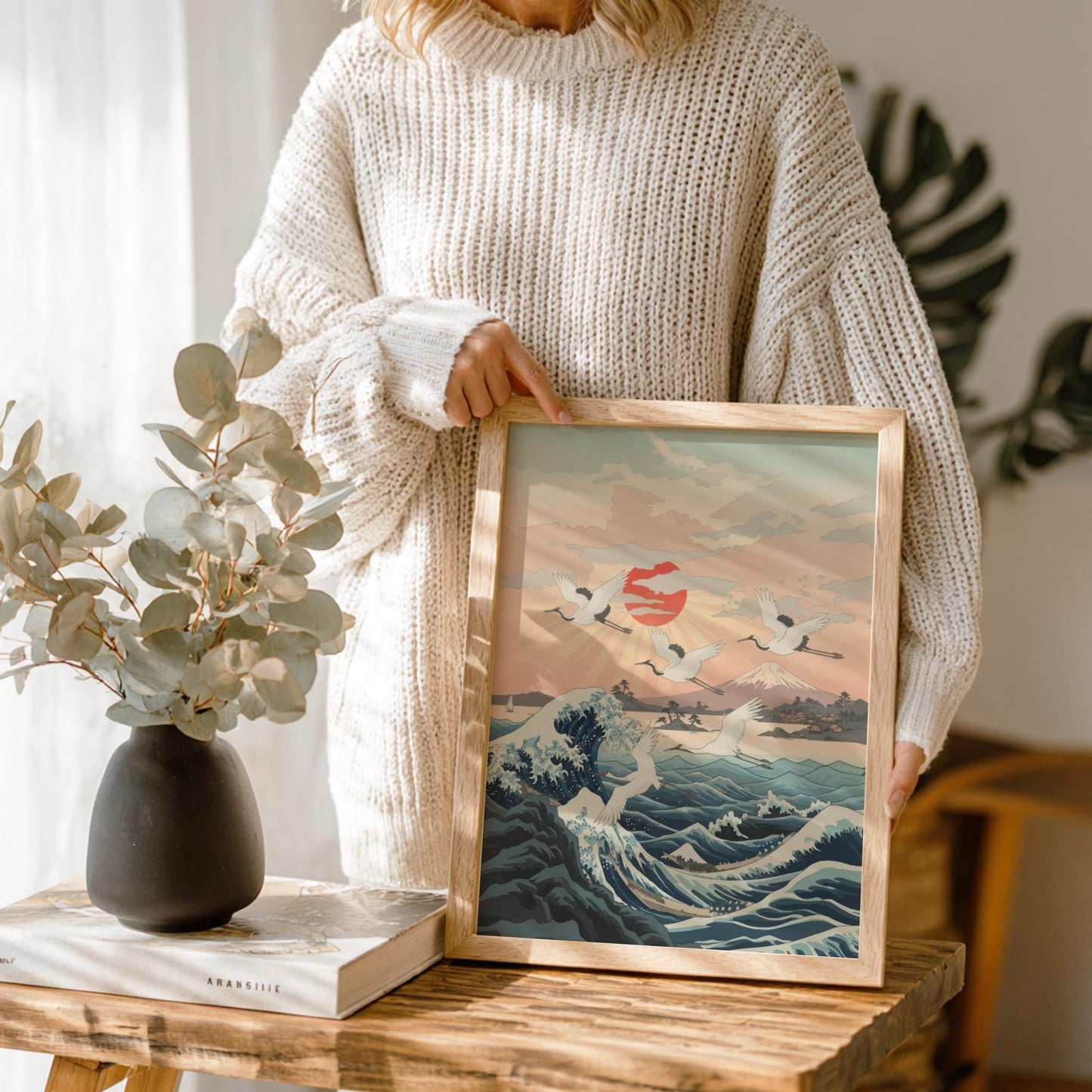 Wave Poster – Great Wave Inspired Japanese Seascape Print