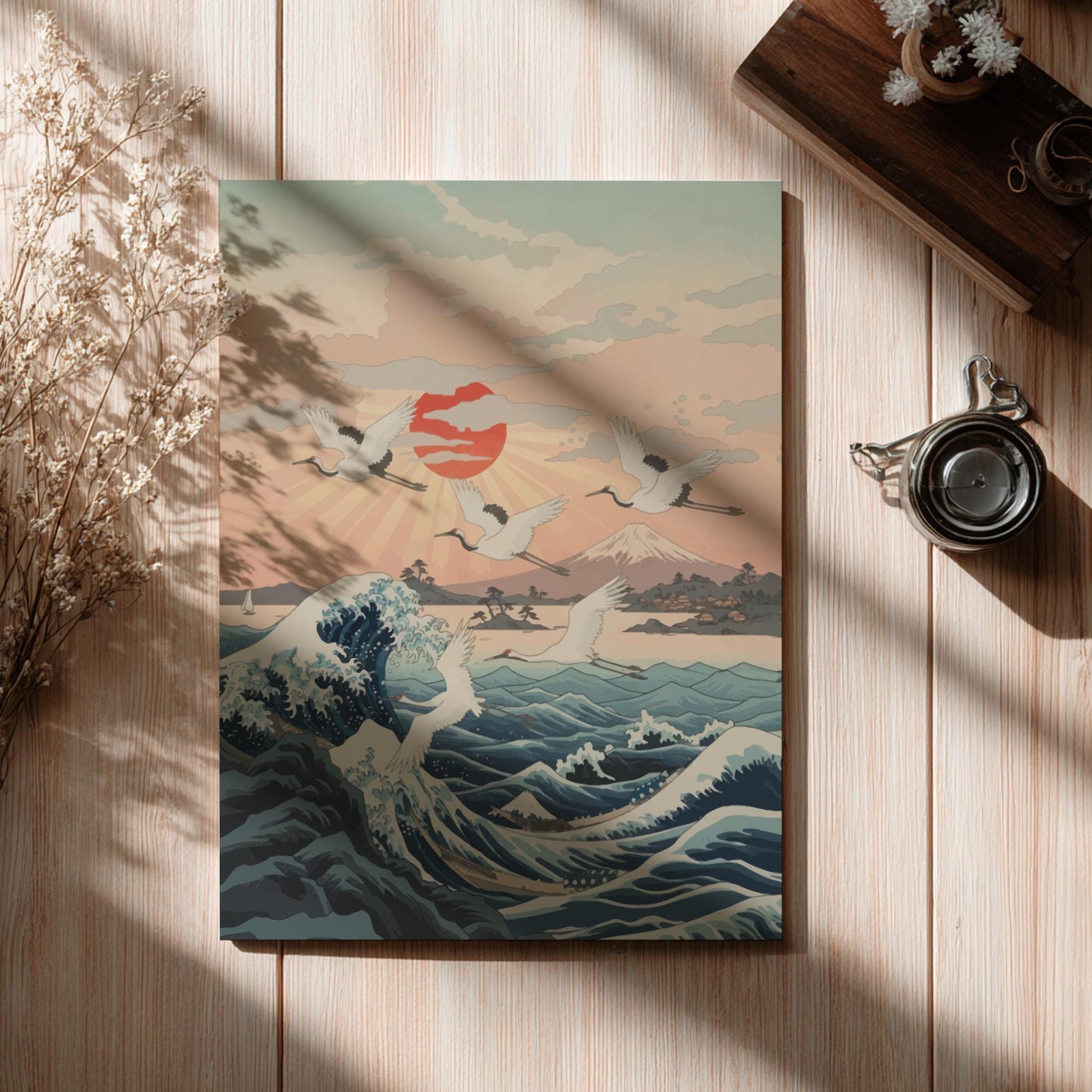 Wave Poster – Great Wave Inspired Japanese Seascape Print