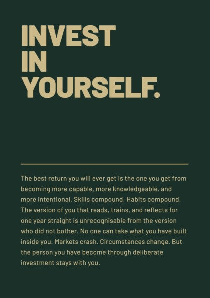 Motivational quotes poster featuring bold typography on a green background, ideal for home decor and