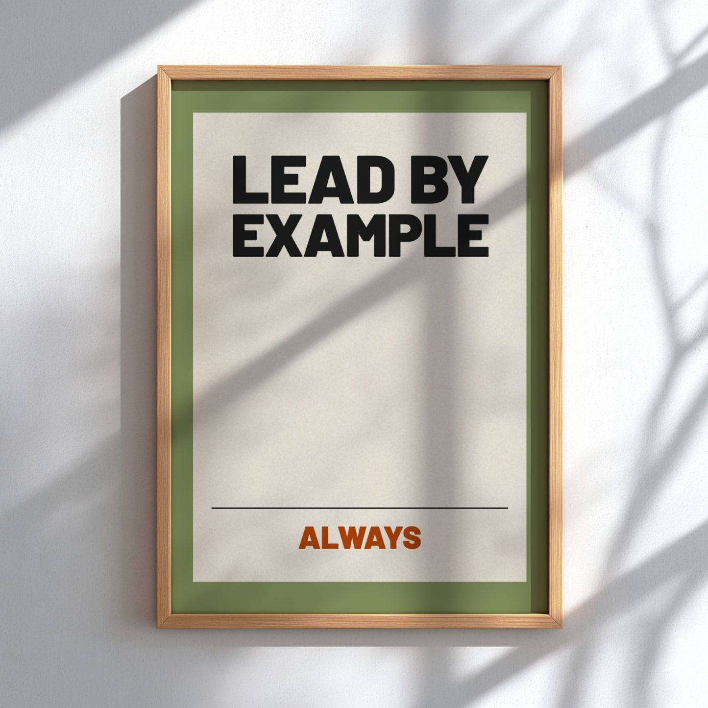 Motivational quotes poster featuring bold typography and a minimalist design in soothing colors.