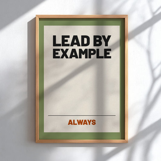 Motivational quotes poster featuring bold typography and a minimalist design in soothing colors.