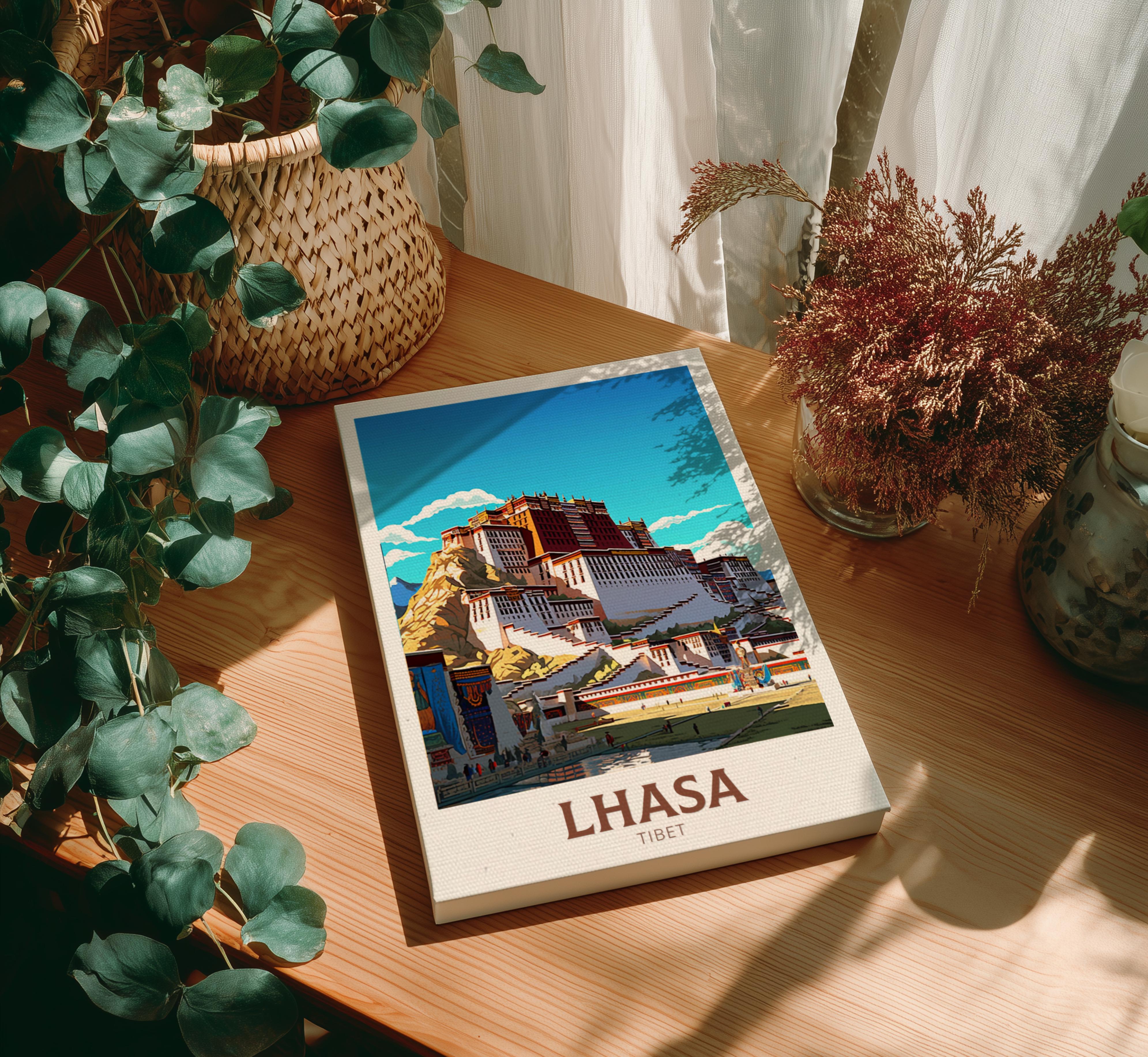 Asian LHASA POSTER - TIBET PINT