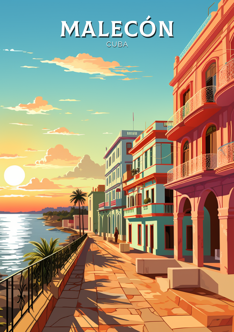 South America MALECON POSTER - RETRO PRINT