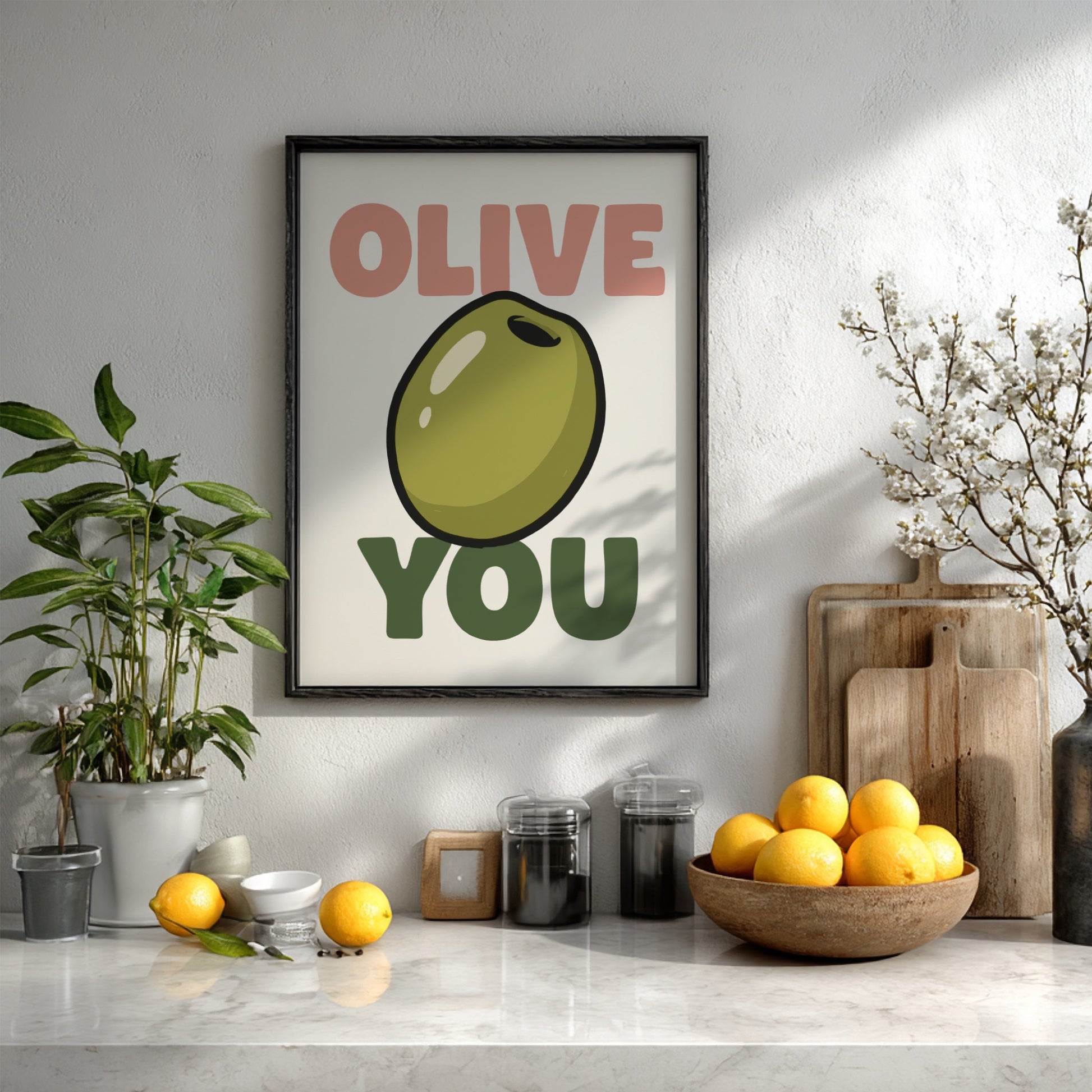 Olive - Olive You - Kitchen Wall Art