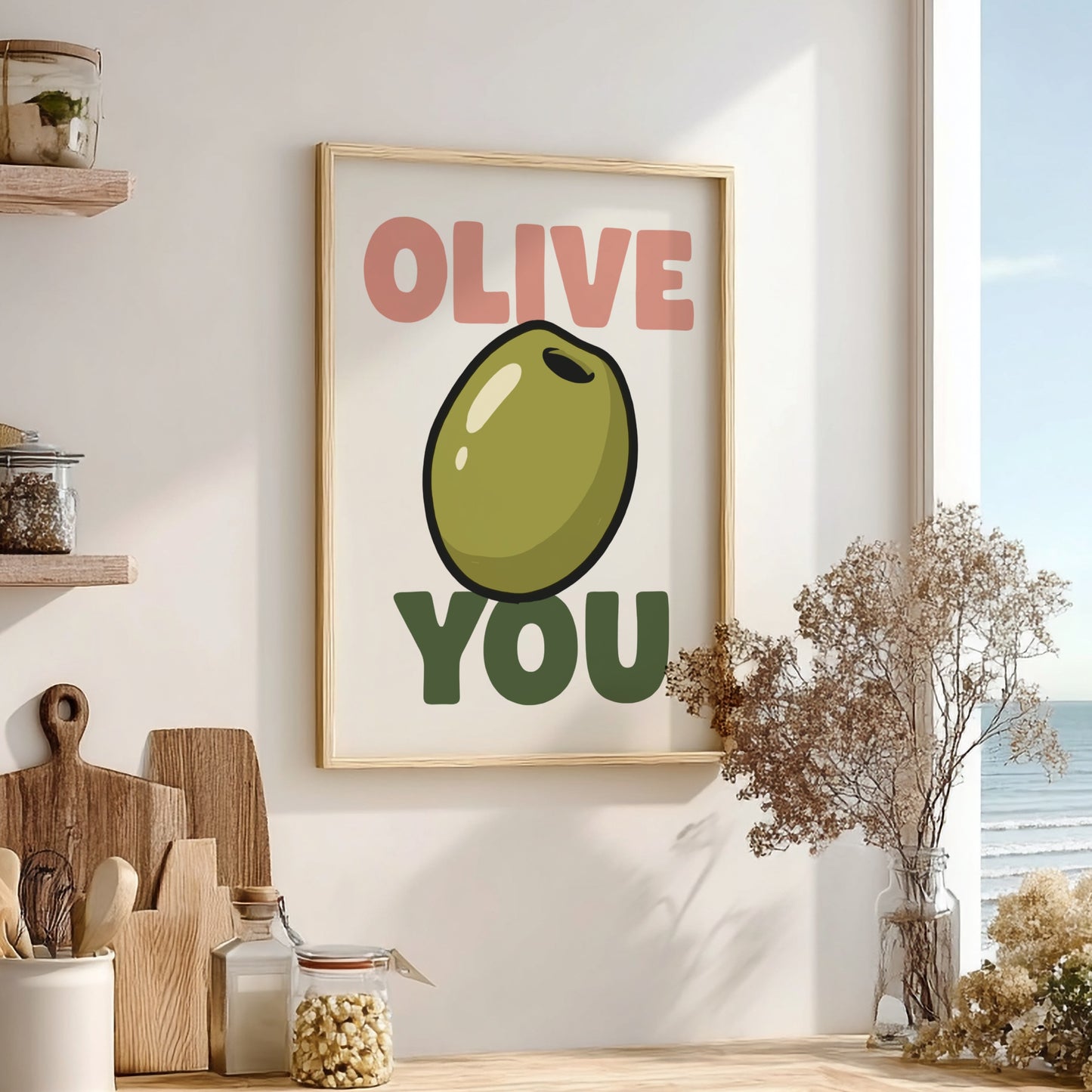 Olive - Olive You - Kitchen Wall Art