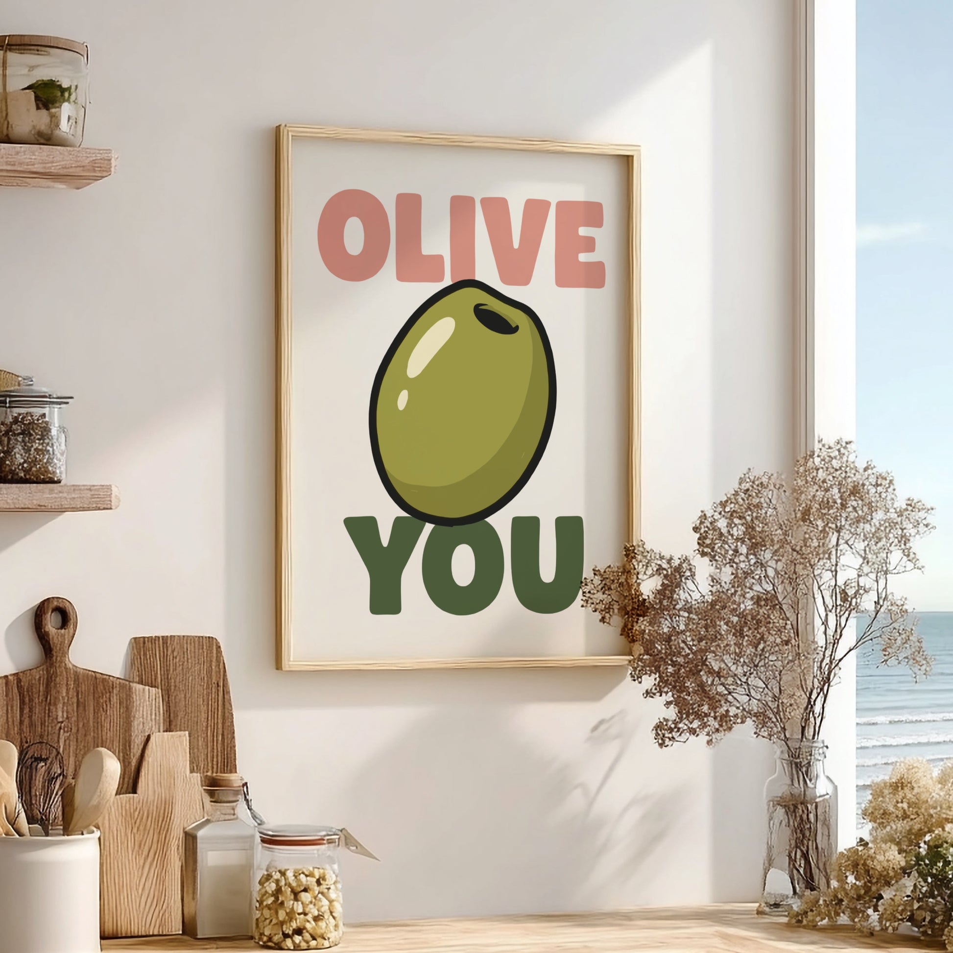 Olive - Olive You - Kitchen Wall Art