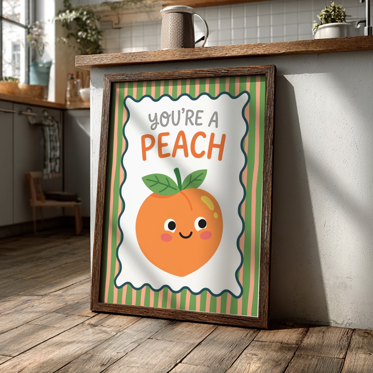 Peach - You’re a Peach - Kitchen Wall Art