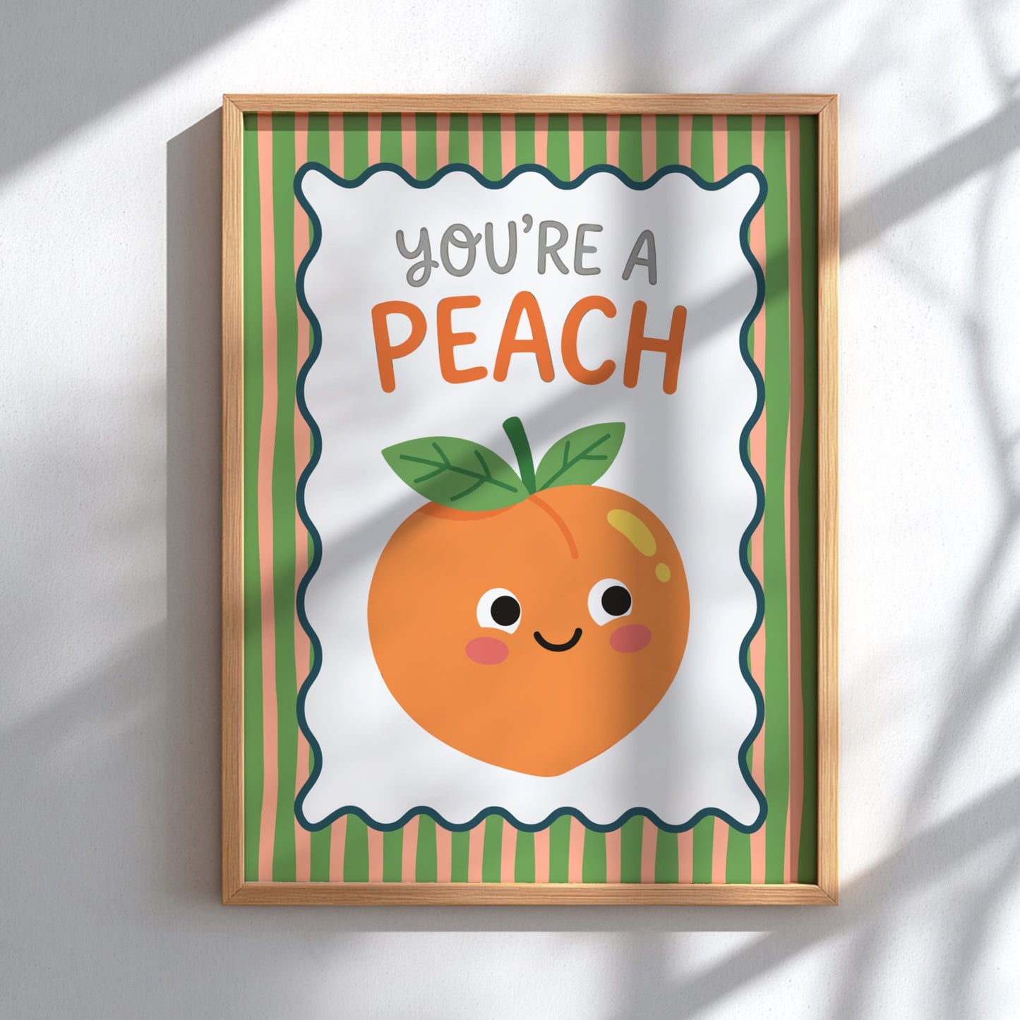 Peach - You’re a Peach - Kitchen Wall Art