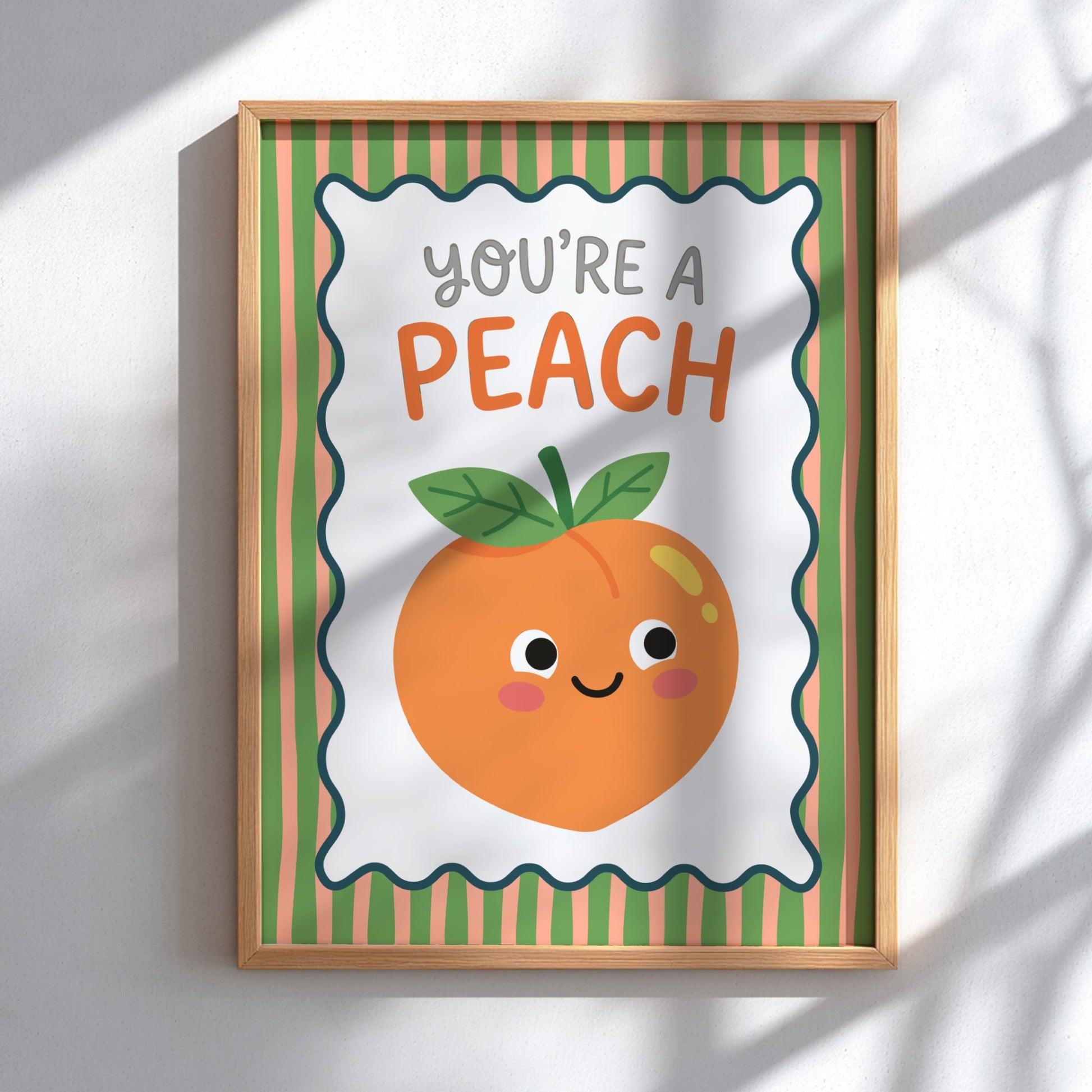 Peach - You’re a Peach - Kitchen Wall Art