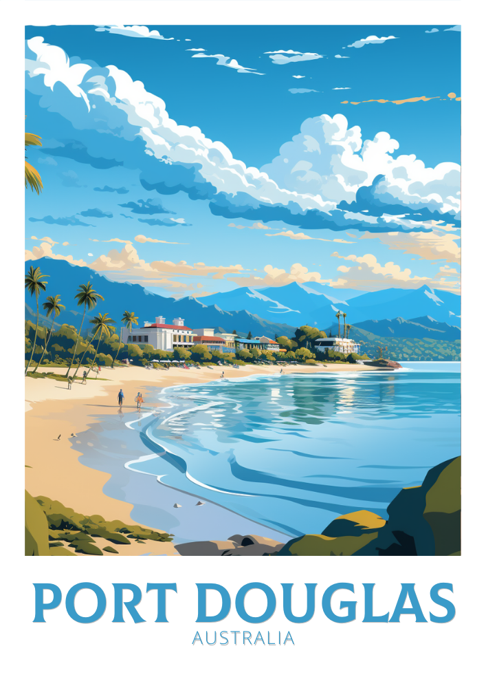Australia PORT DOUGLAS TRAVEL PRINT - WALLART AUSTRALIA
