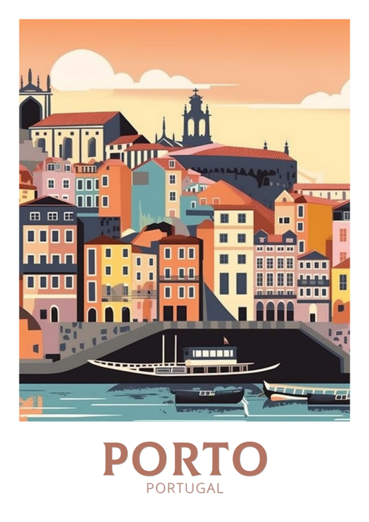 Affiche de Porto - Ribeira de Porto