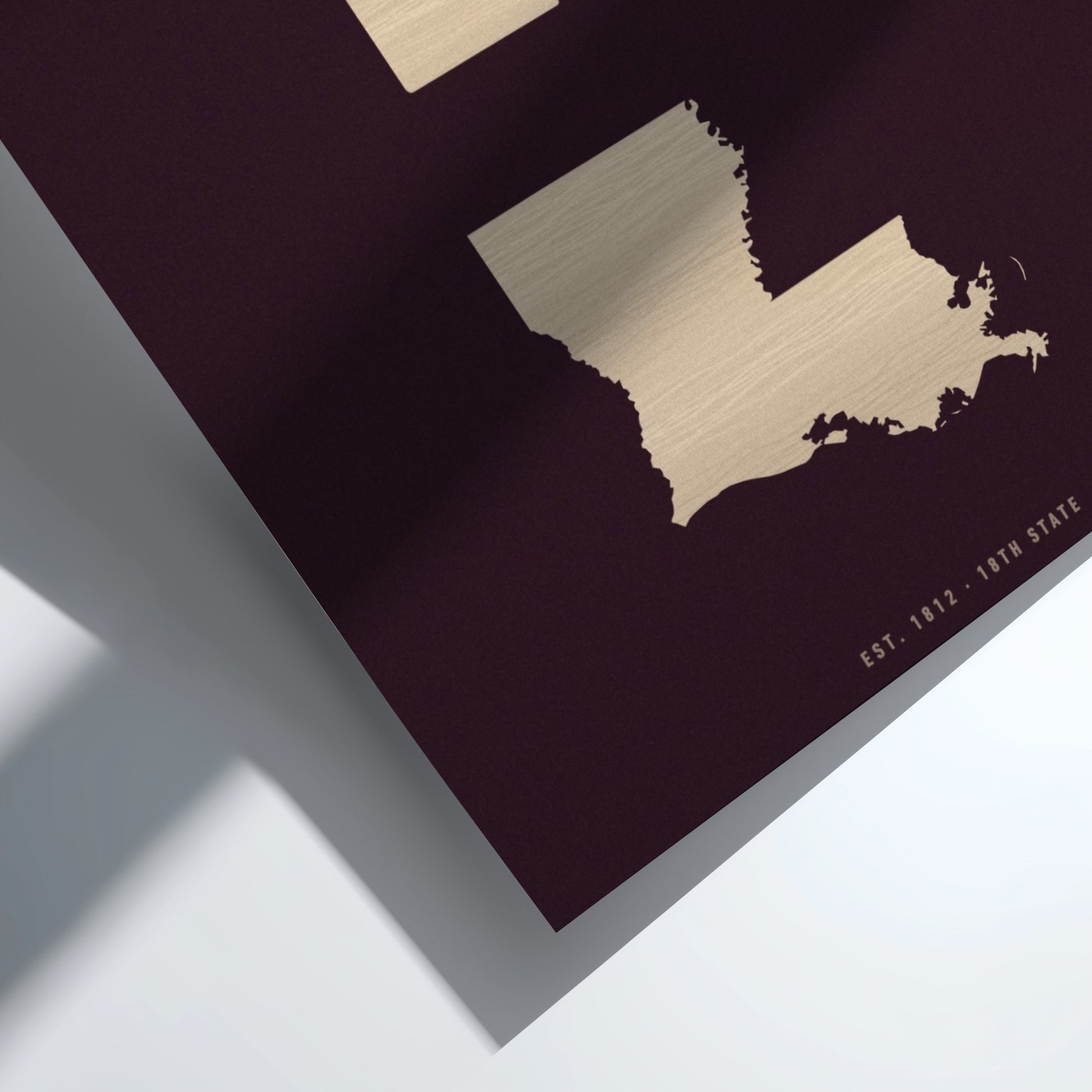 Map of Connecticut on a dark background