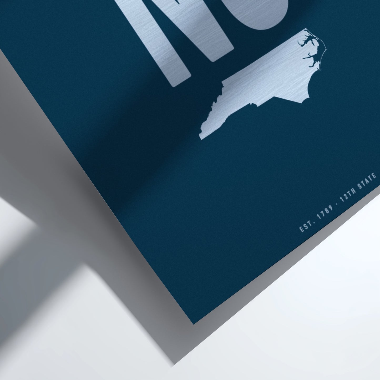 USA states poster featuring North Carolina 