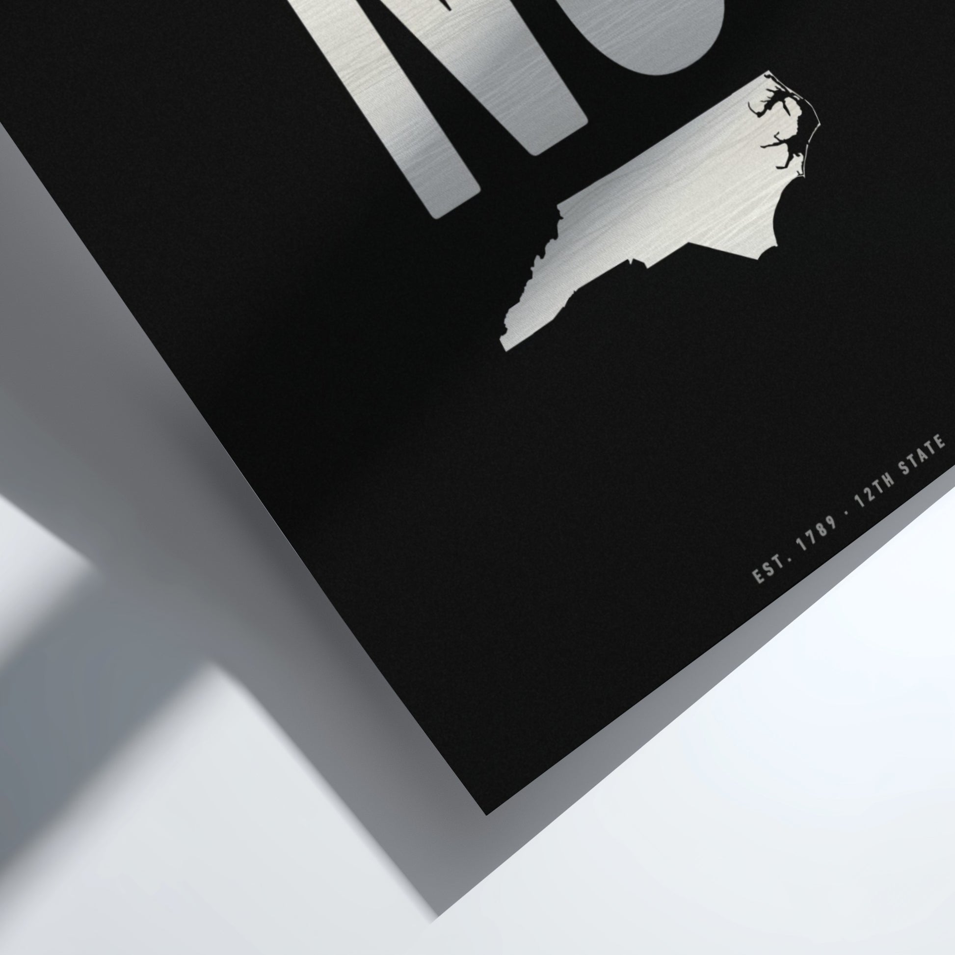 USA states poster featuring North Carolina 