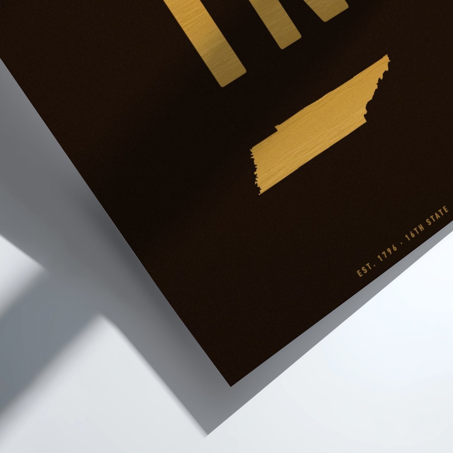 poster with 'TX' and a map of Texas