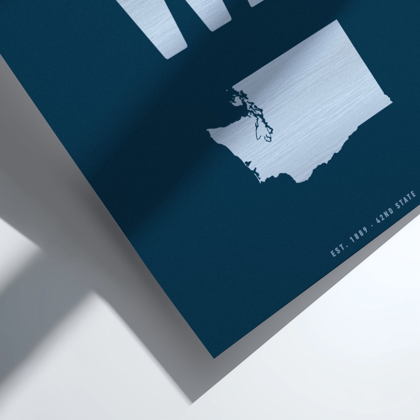 USA states poster featuring Washington