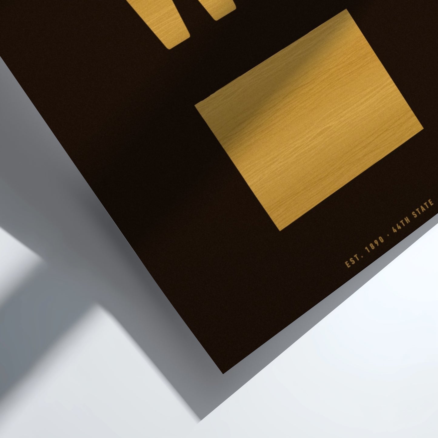 Gold plaque on a black background with '4th State' branding.